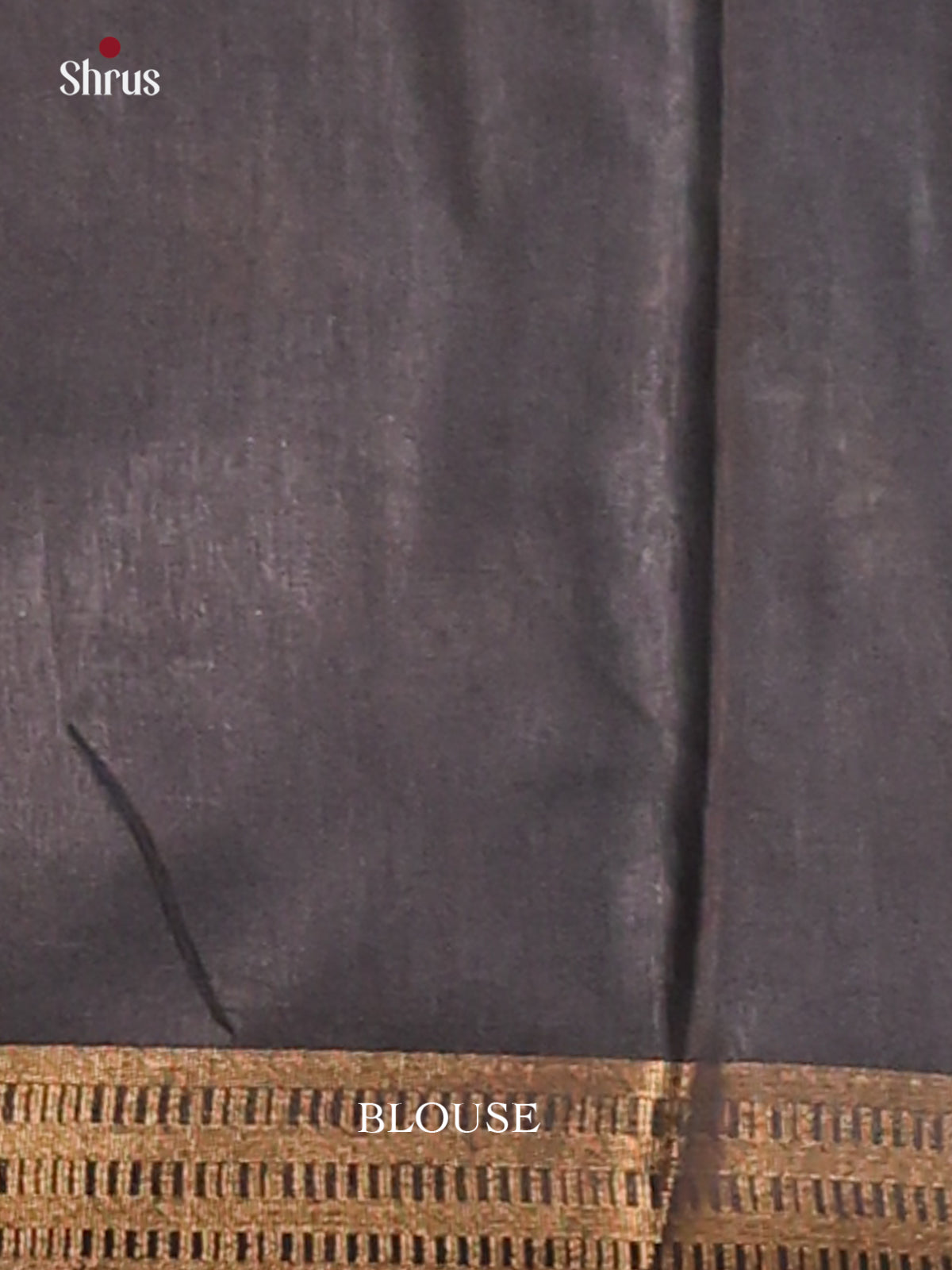 Blue & Black - Semi Tussar Saree - Shop on Shrus.com