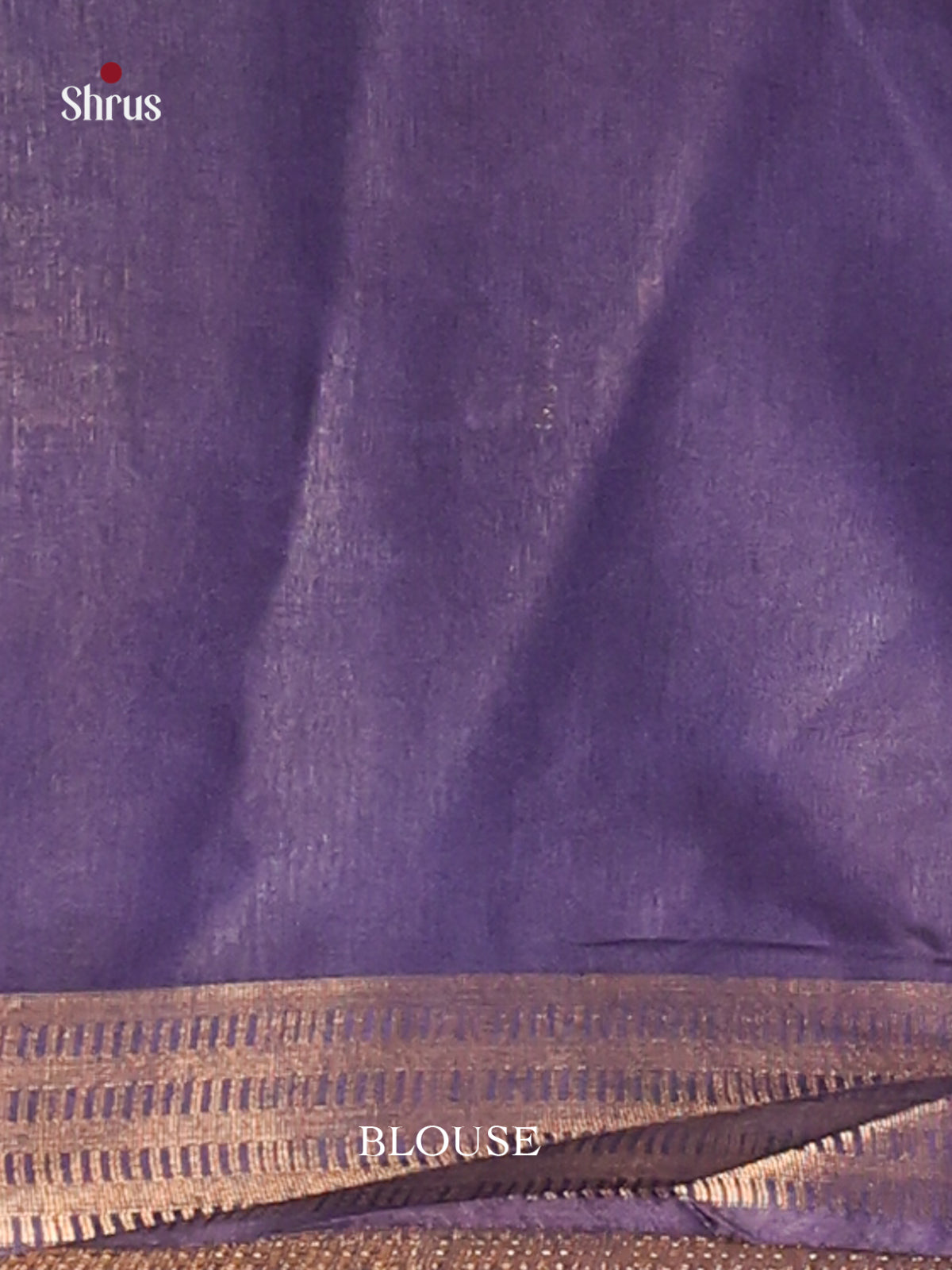 Red & Blue - Semi Tussar Saree - Shop on Shrus.com
