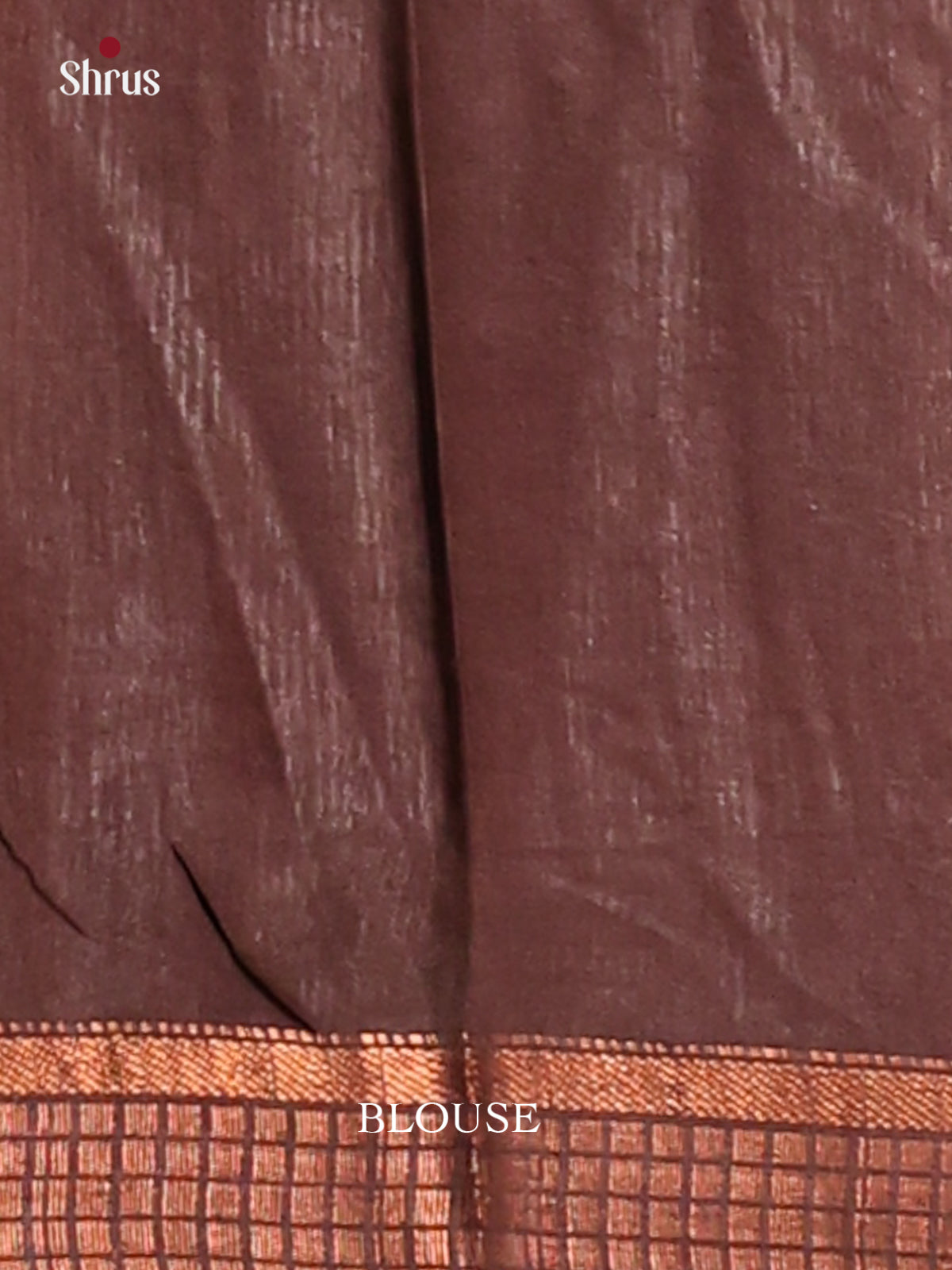 Beige & Brown - Semi Tussar Saree - Shop on Shrus.com