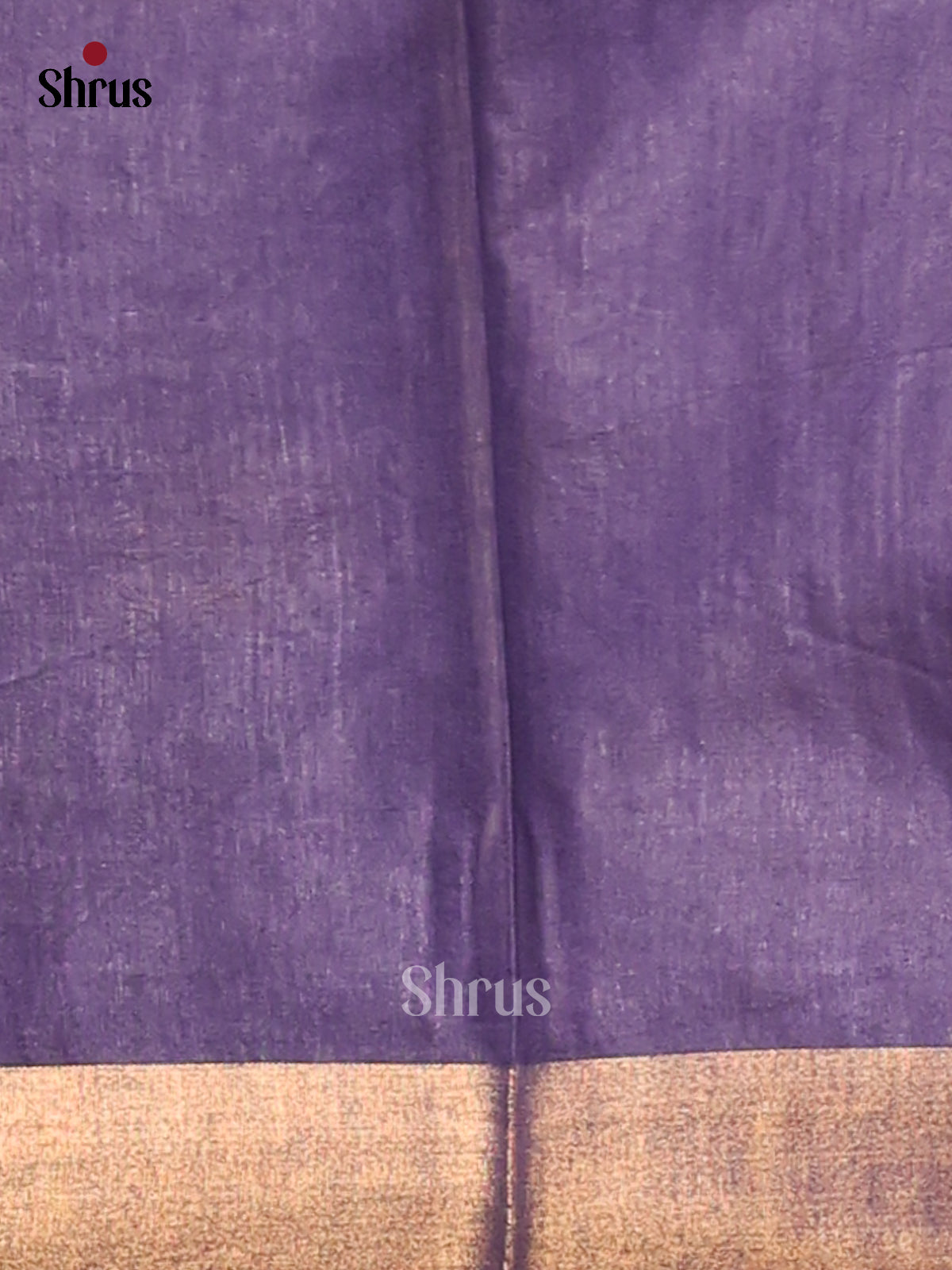 Brown & Blue- Semi Tussar Saree - Shop on Shrus.com