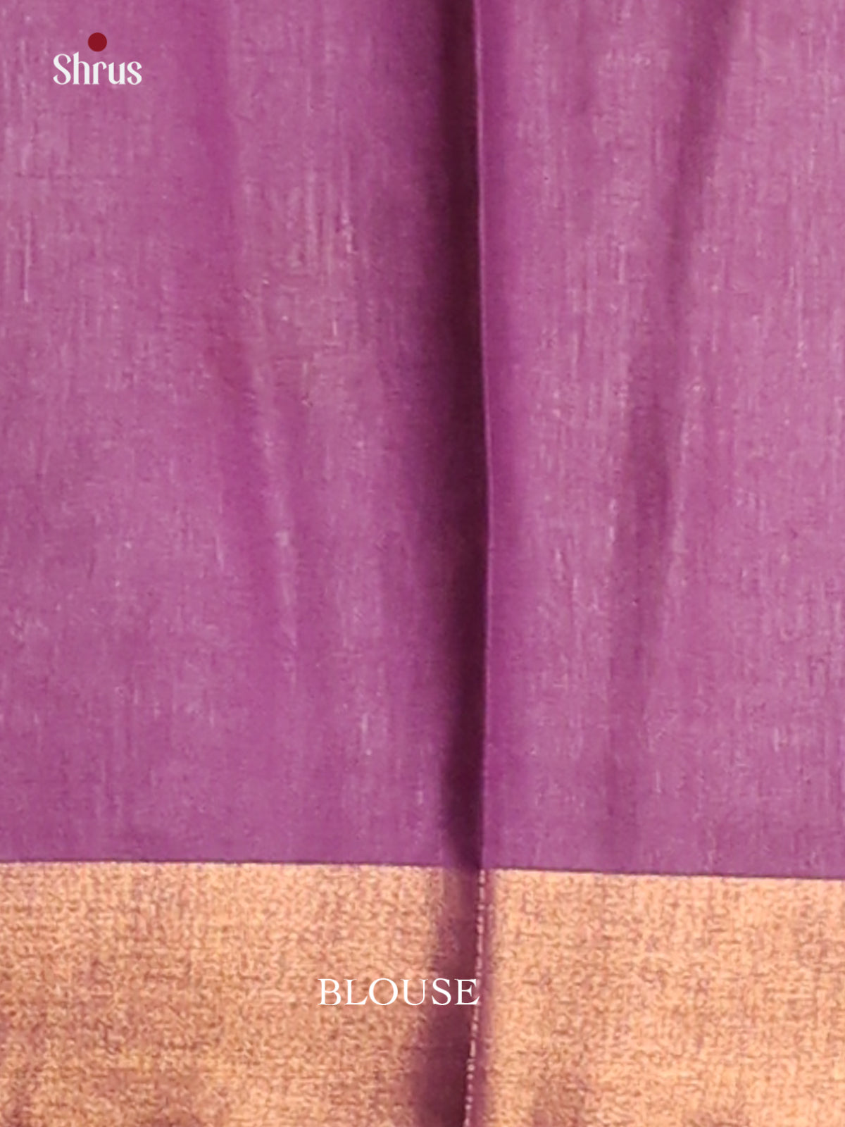 Brown & Purple- Semi Tussar Saree - Shop on Shrus.com