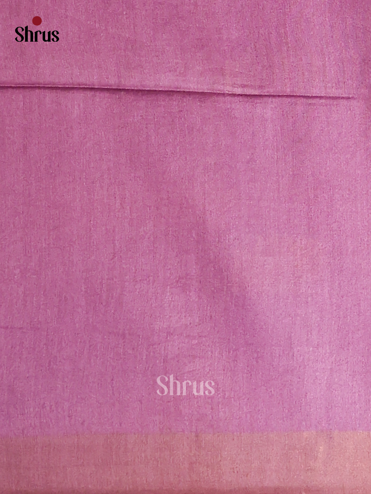 Brown & Purple- Semi Tussar Saree - Shop on Shrus.com