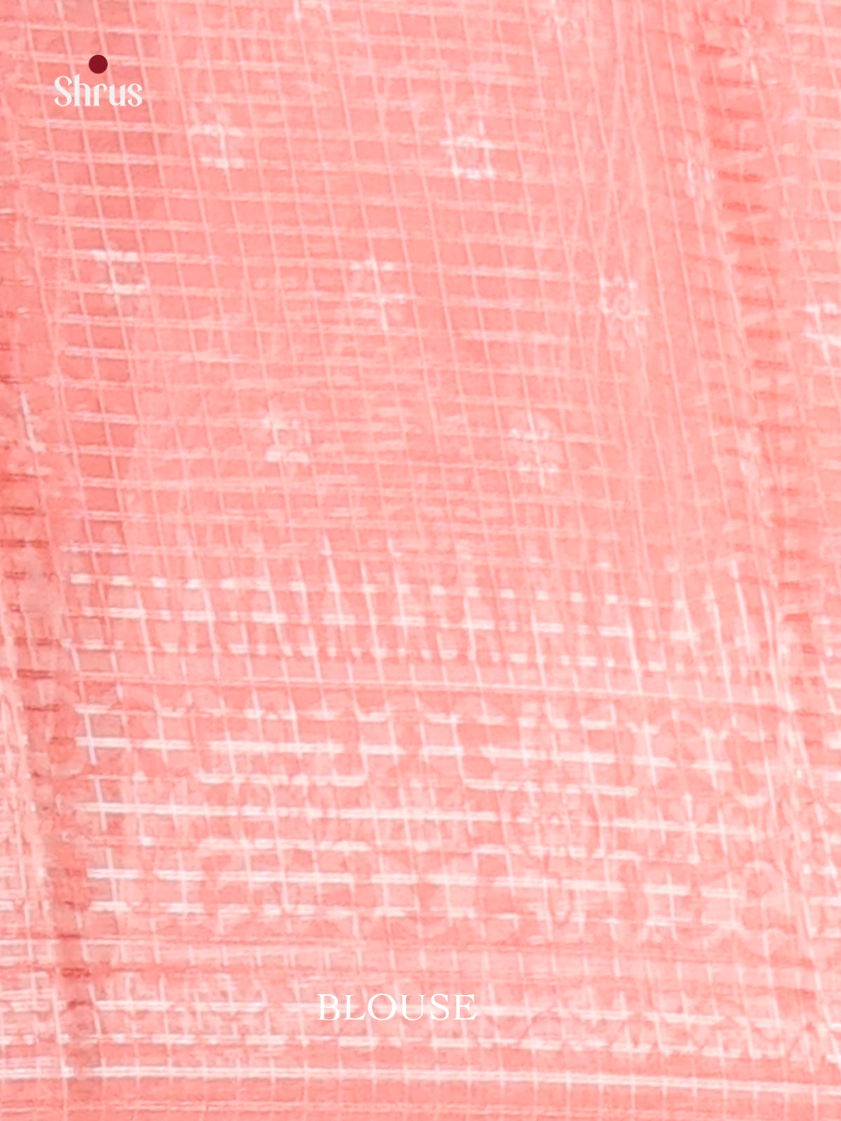Peach - Kota Cotton Saree - Shop on Shrus.com