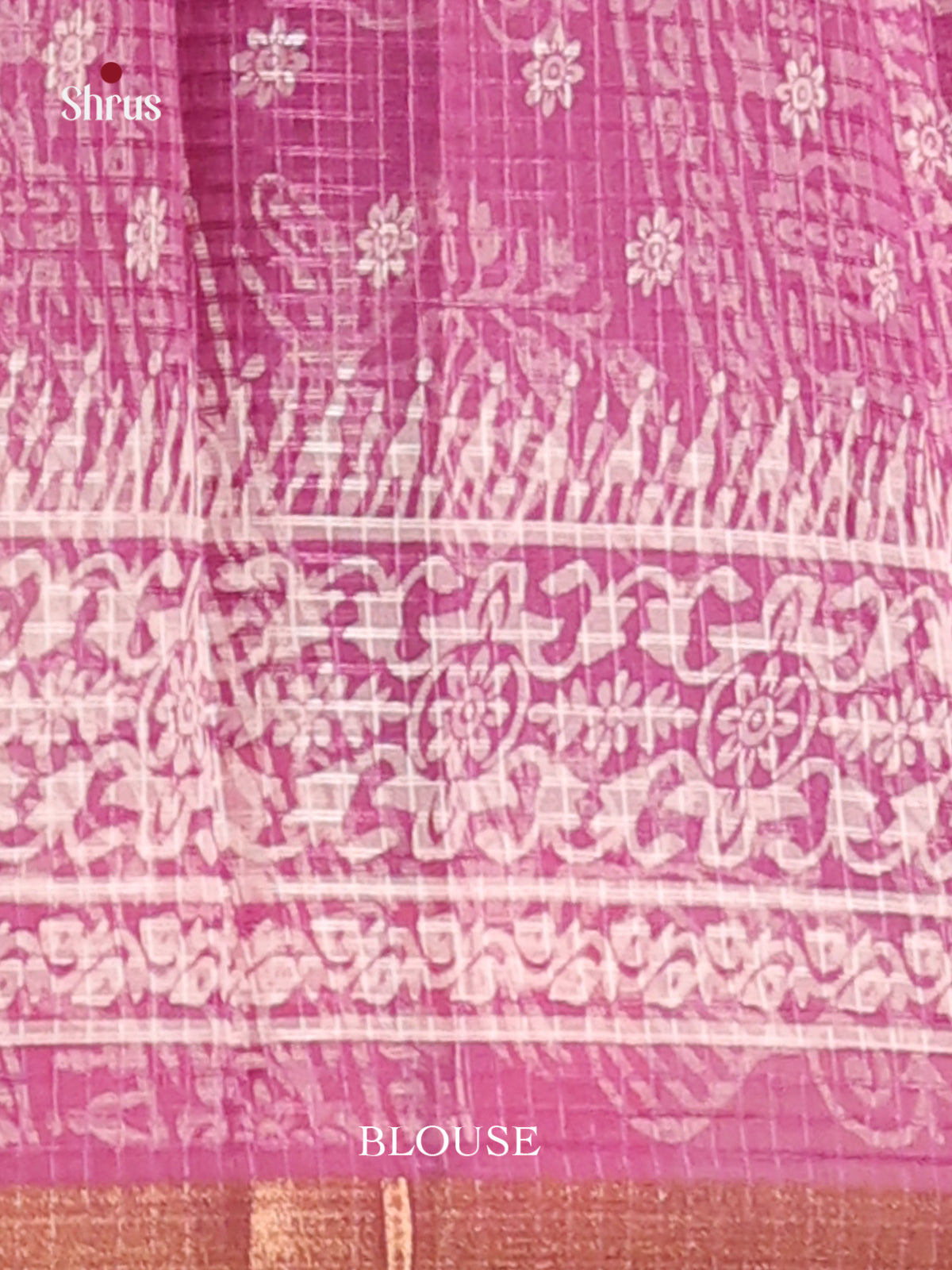 Purple - Kota Cotton Saree - Shop on Shrus.com