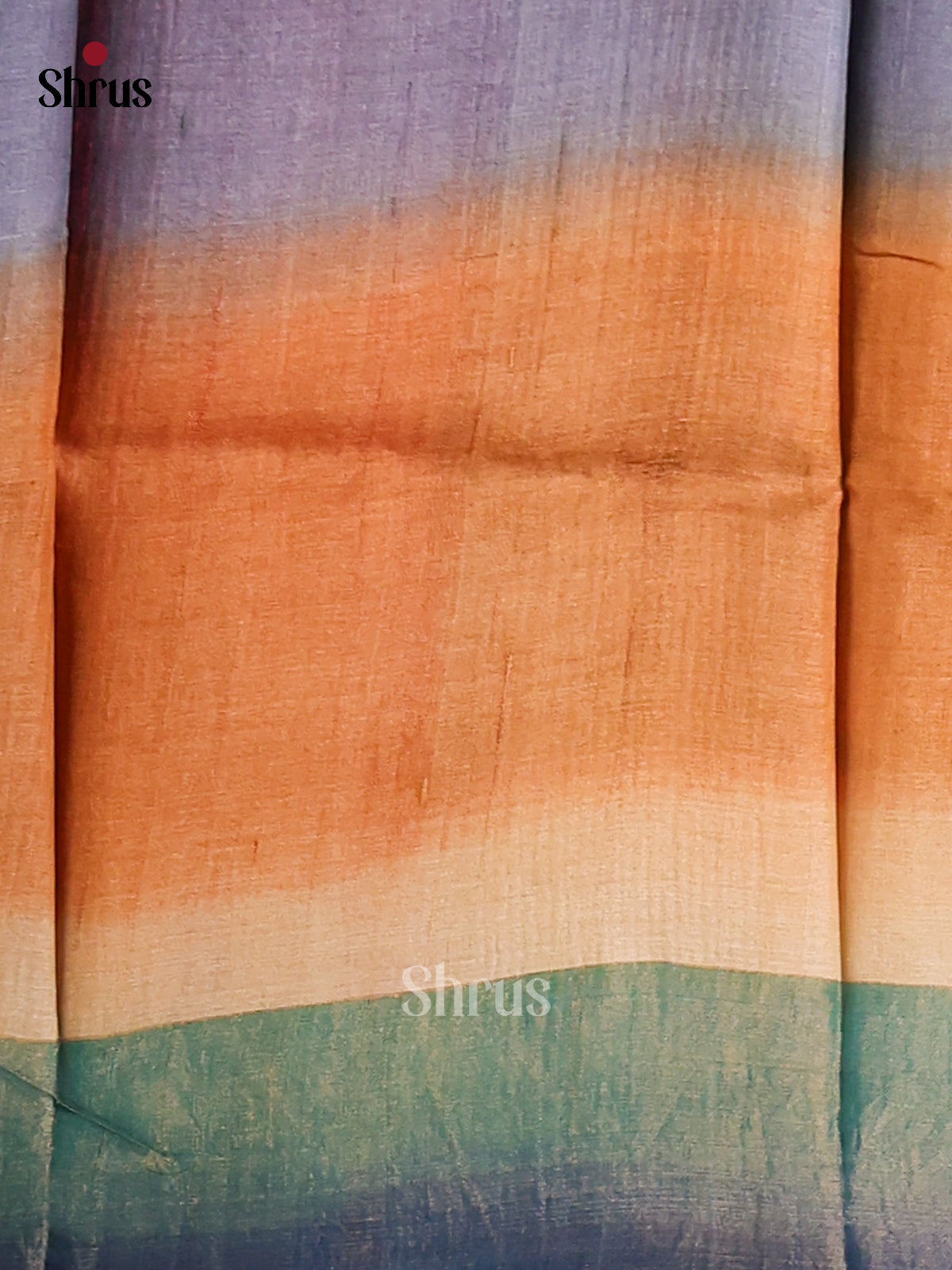 Grey & Blue- Tussar Saree - Shop on Shrus.com