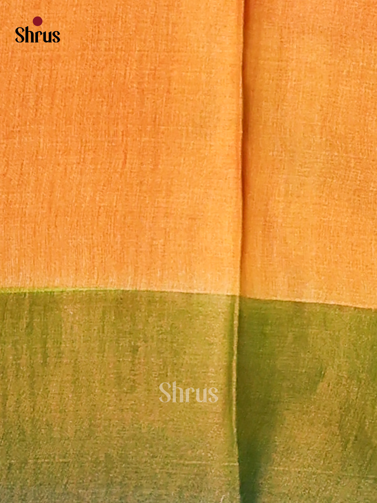 Red & Yellow - Tussar Saree - Shop on Shrus.com