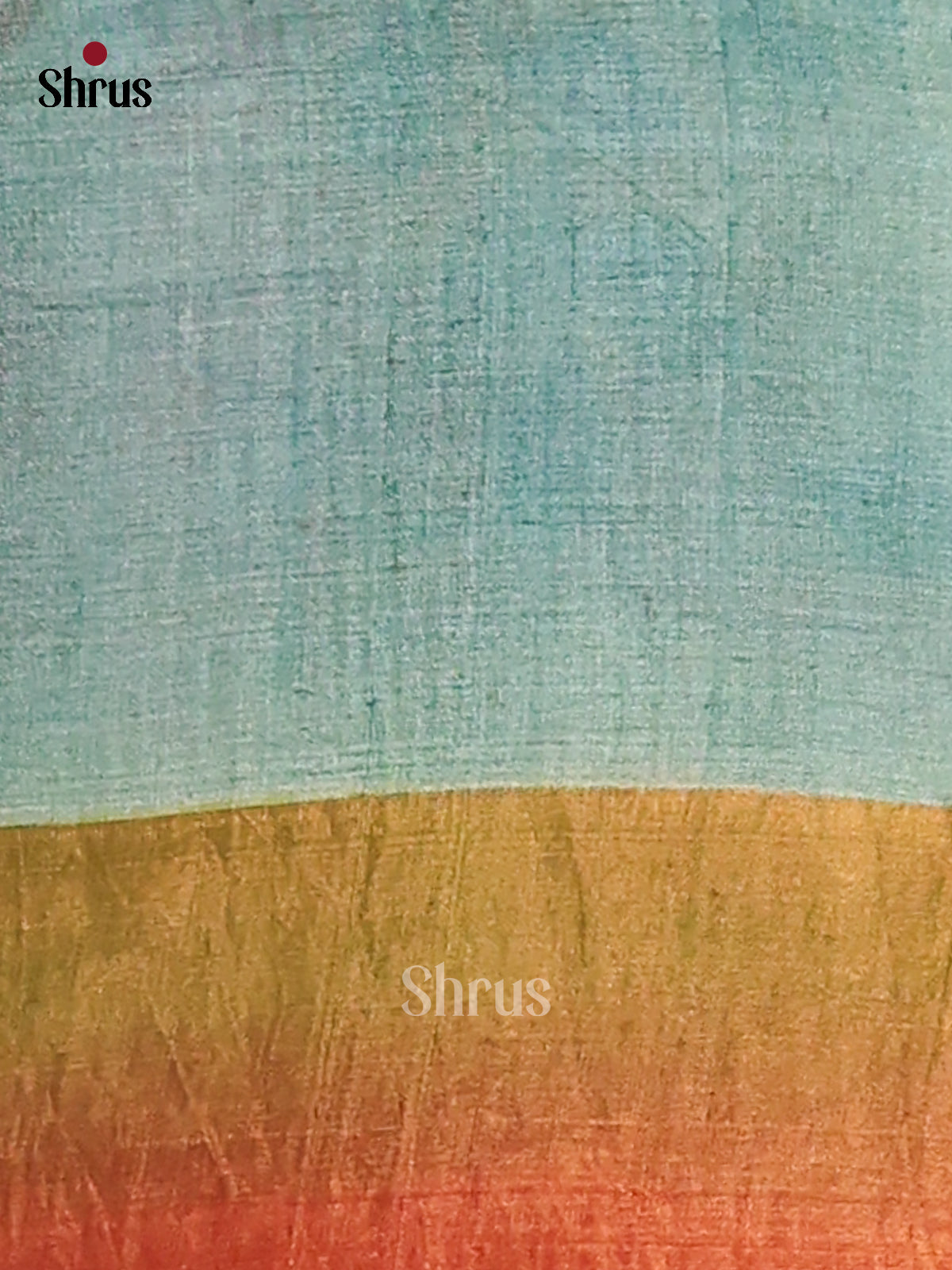 Blue & Cream - Tussar Saree - Shop on Shrus.com