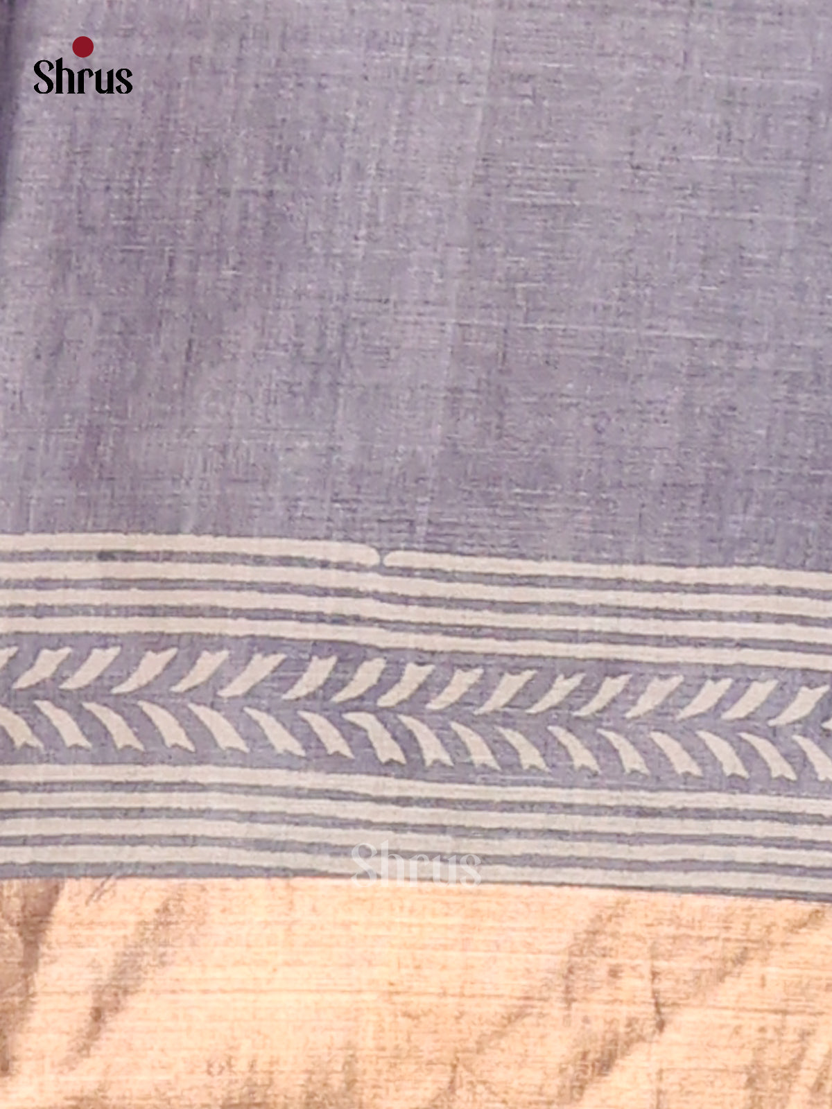 Light Green & Grey- Tussar Saree - Shop on Shrus.com