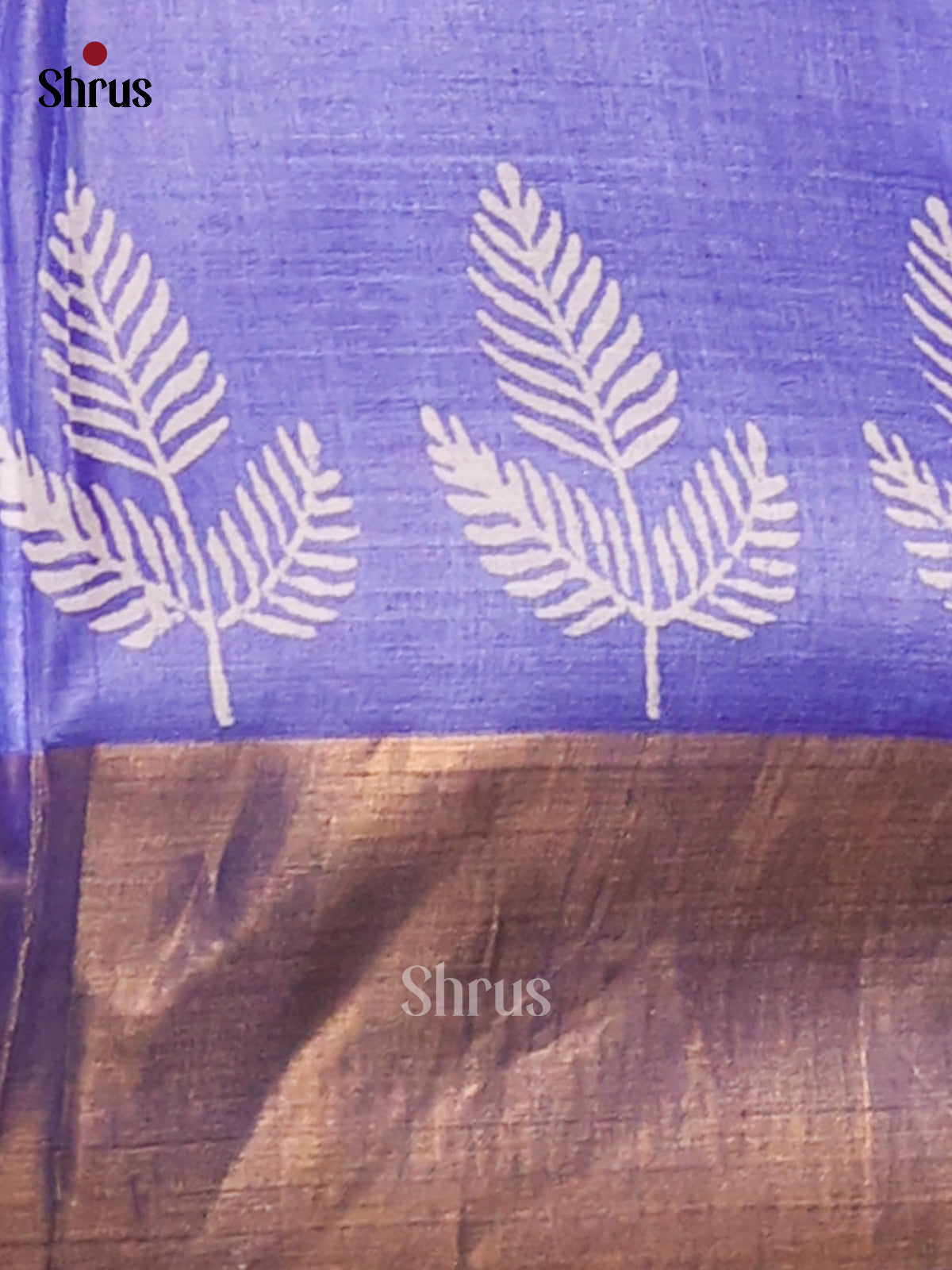 Pista Green & Blue - Tussar Saree - Shop on Shrus.com