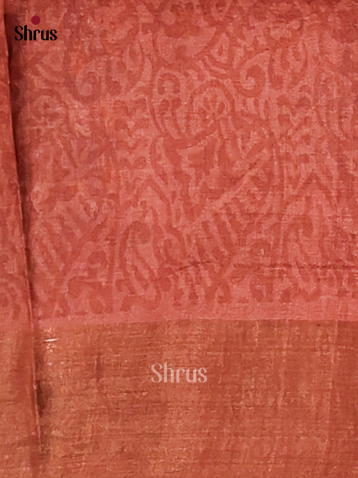 Blue & Brown- Tussar Saree - Shop on Shrus.com
