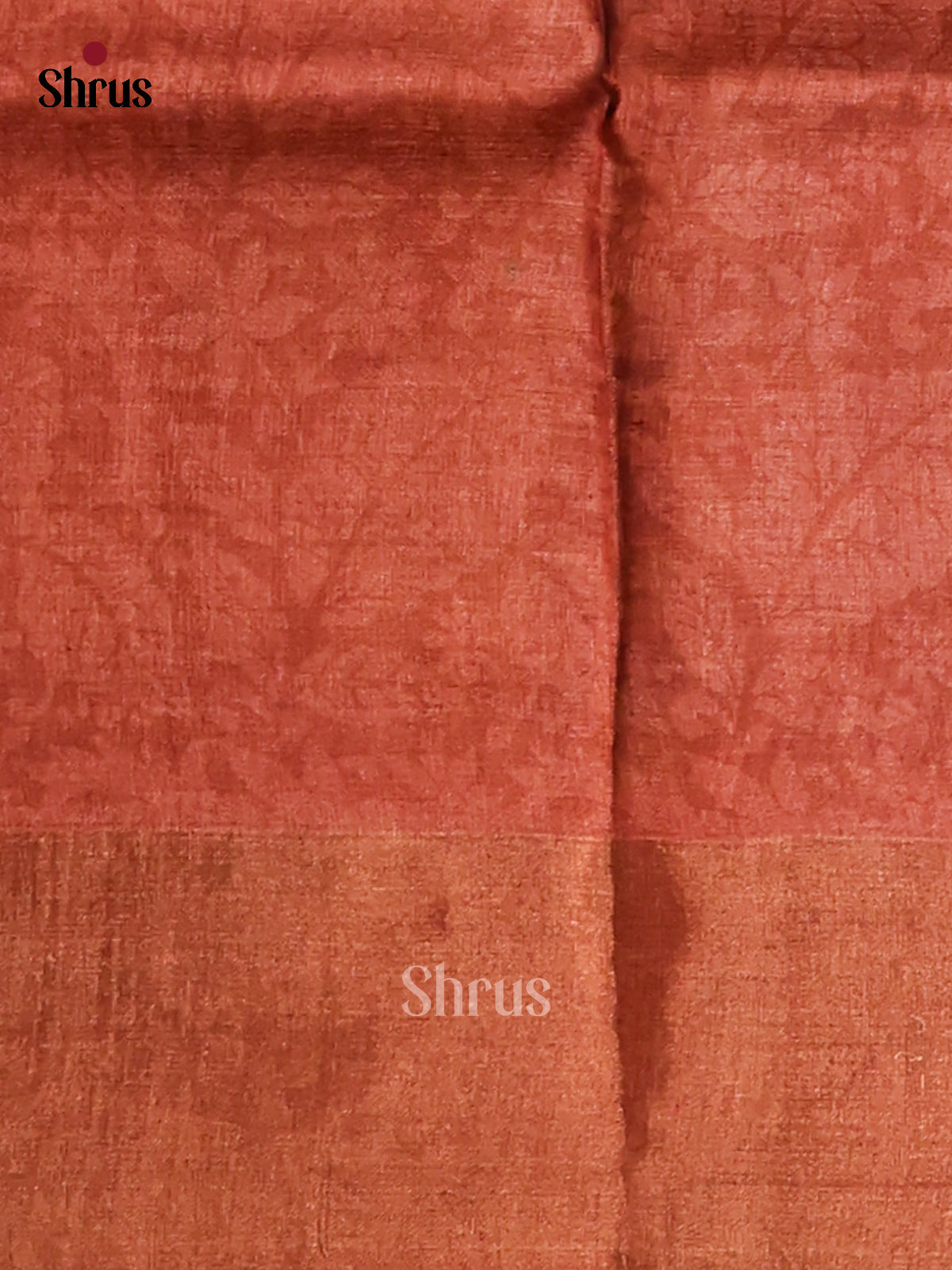 Blue & Brown- Tussar Saree - Shop on Shrus.com