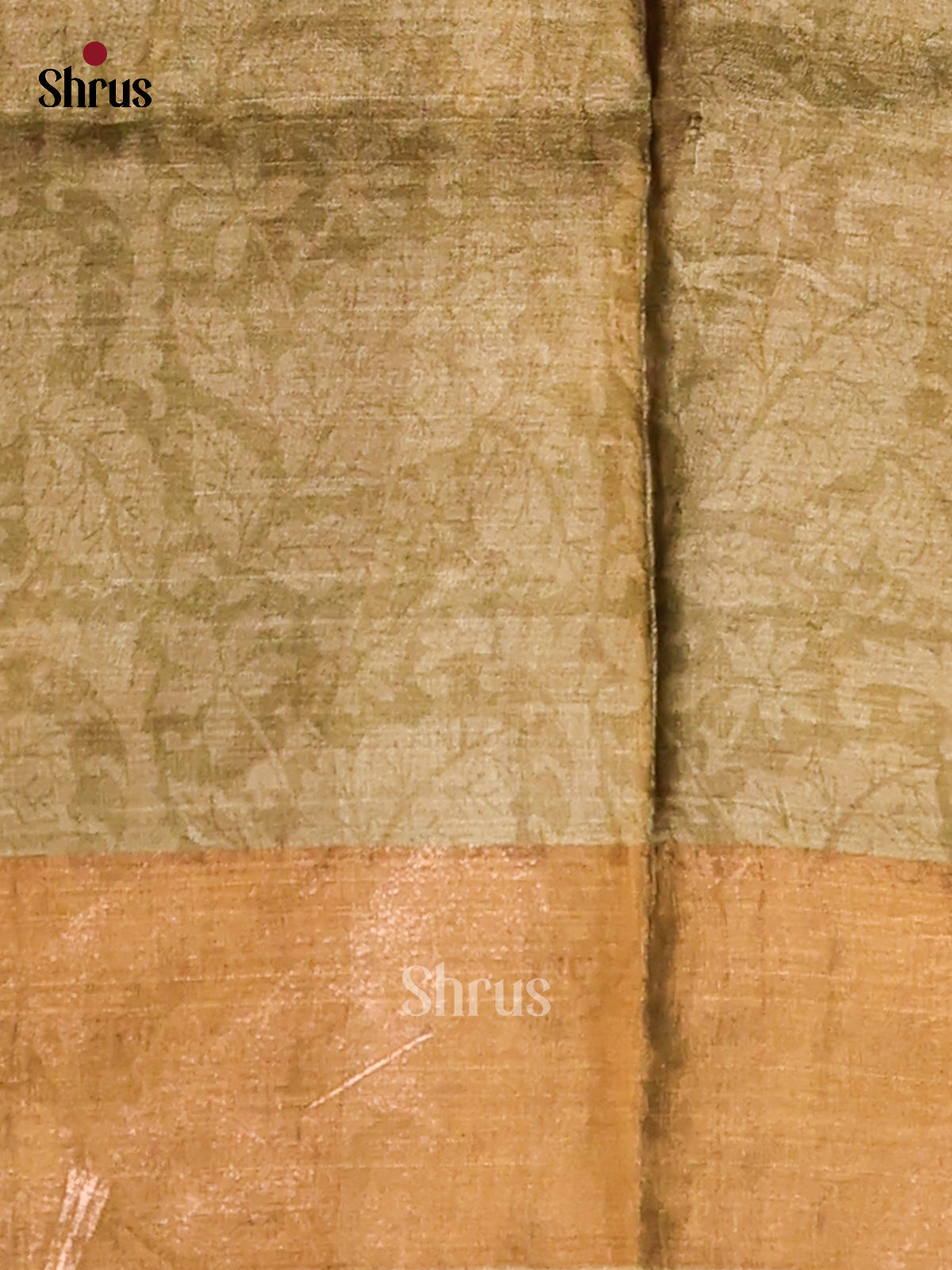 Chutney Green - Tussar Saree - Shop on Shrus.com