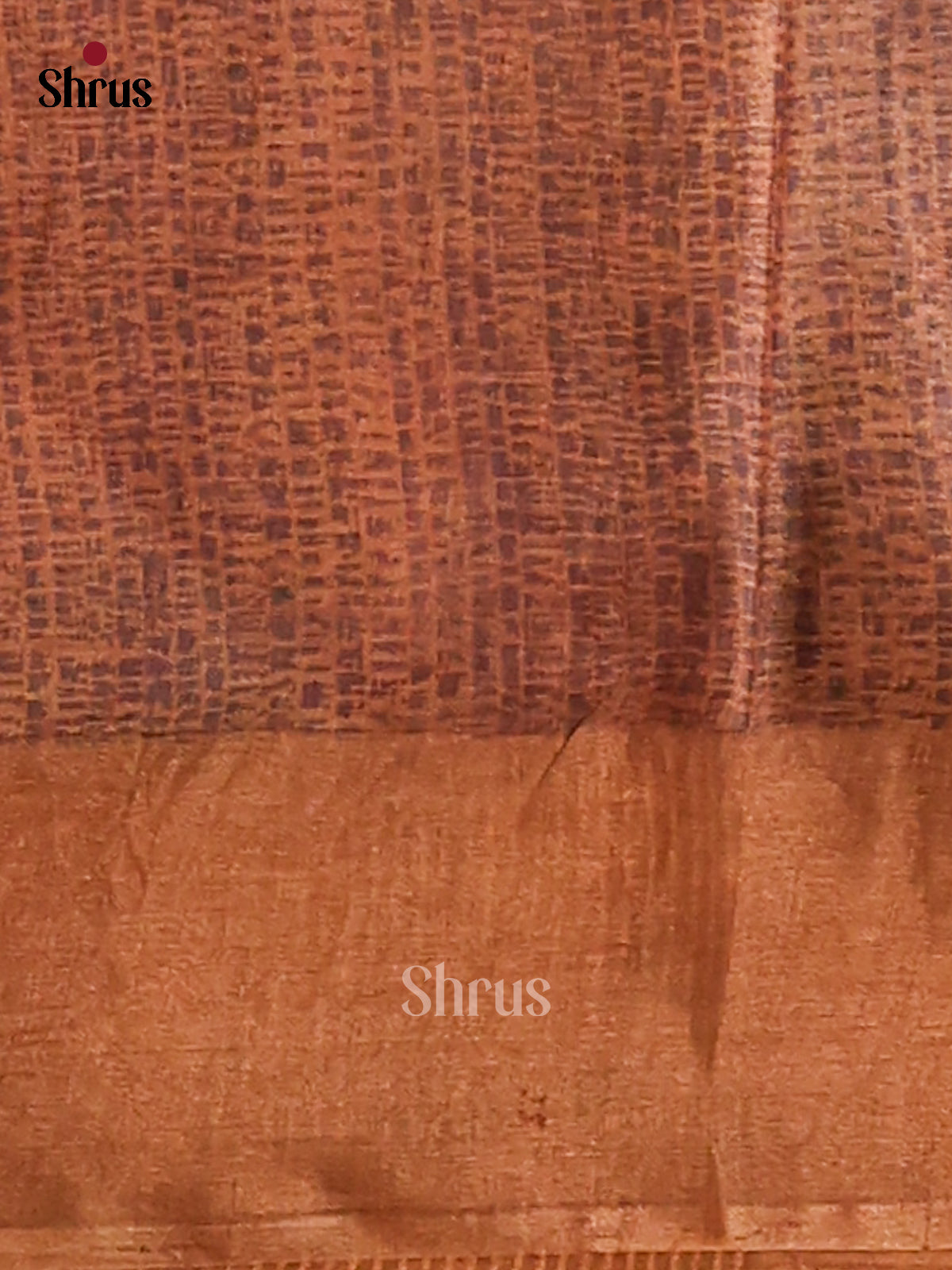 Brown - Tussar Saree-1