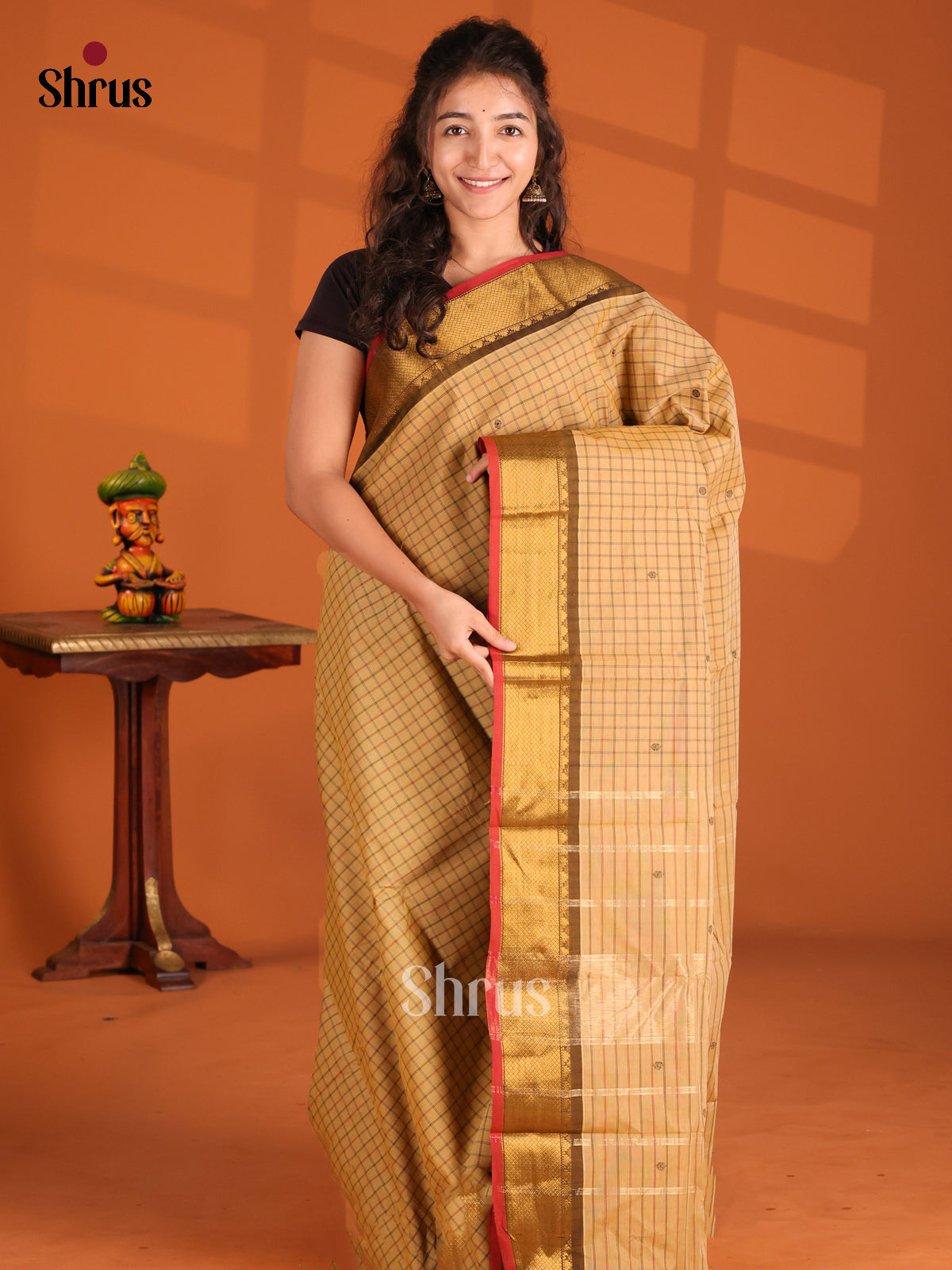 DES30213- Chettinad Cotton Saree - Shop on Shrus.com