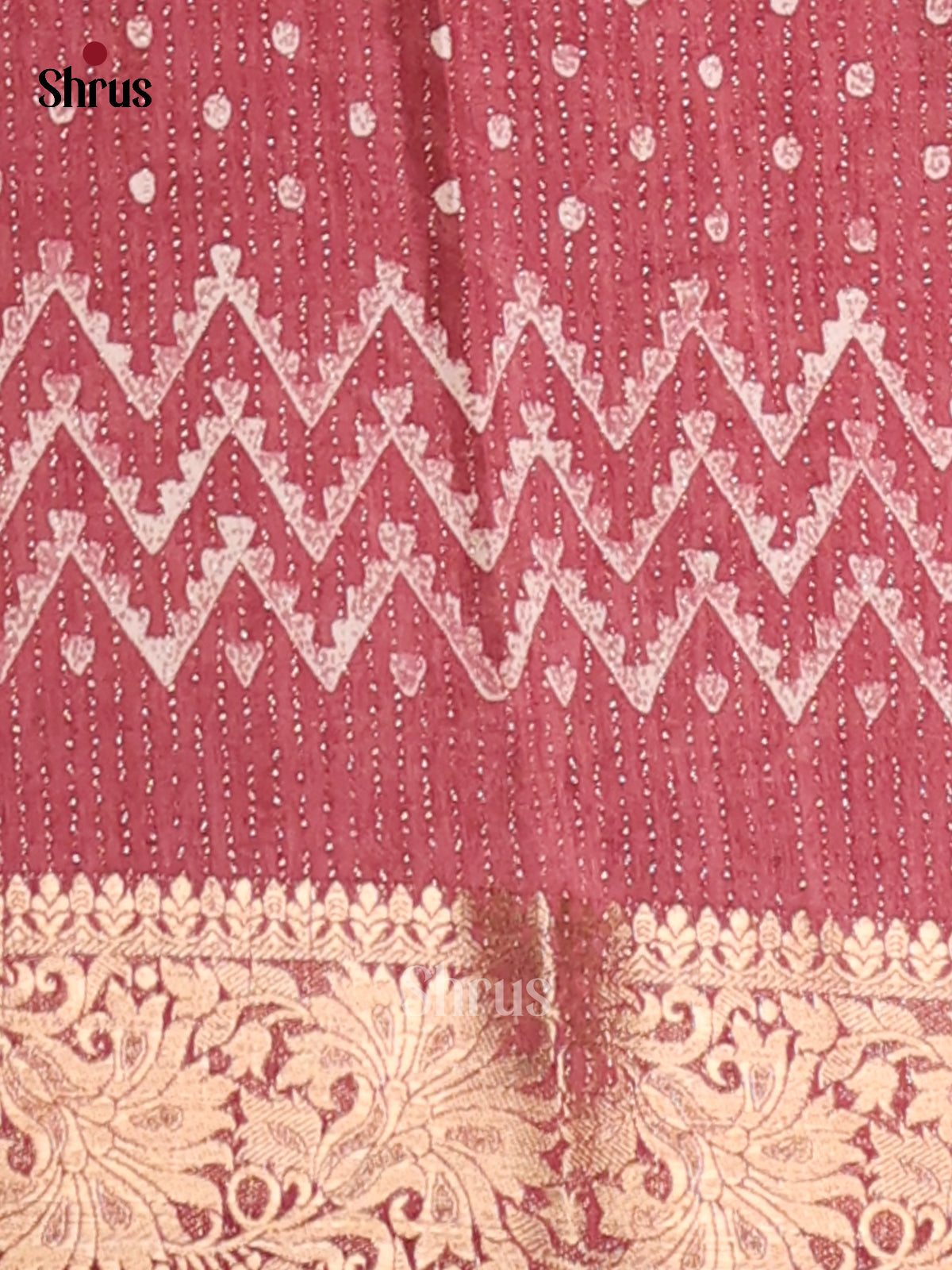 Onion Peel - Semi Crepe Saree - Shop on Shrus.com