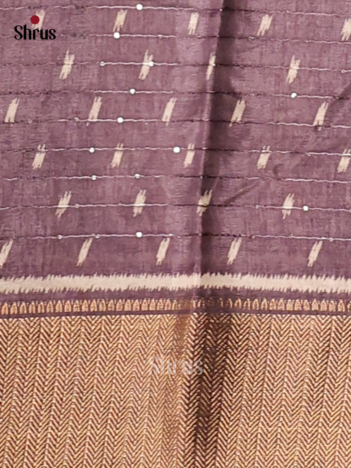Lavender - Semi Crepe Saree - Shop on Shrus.com