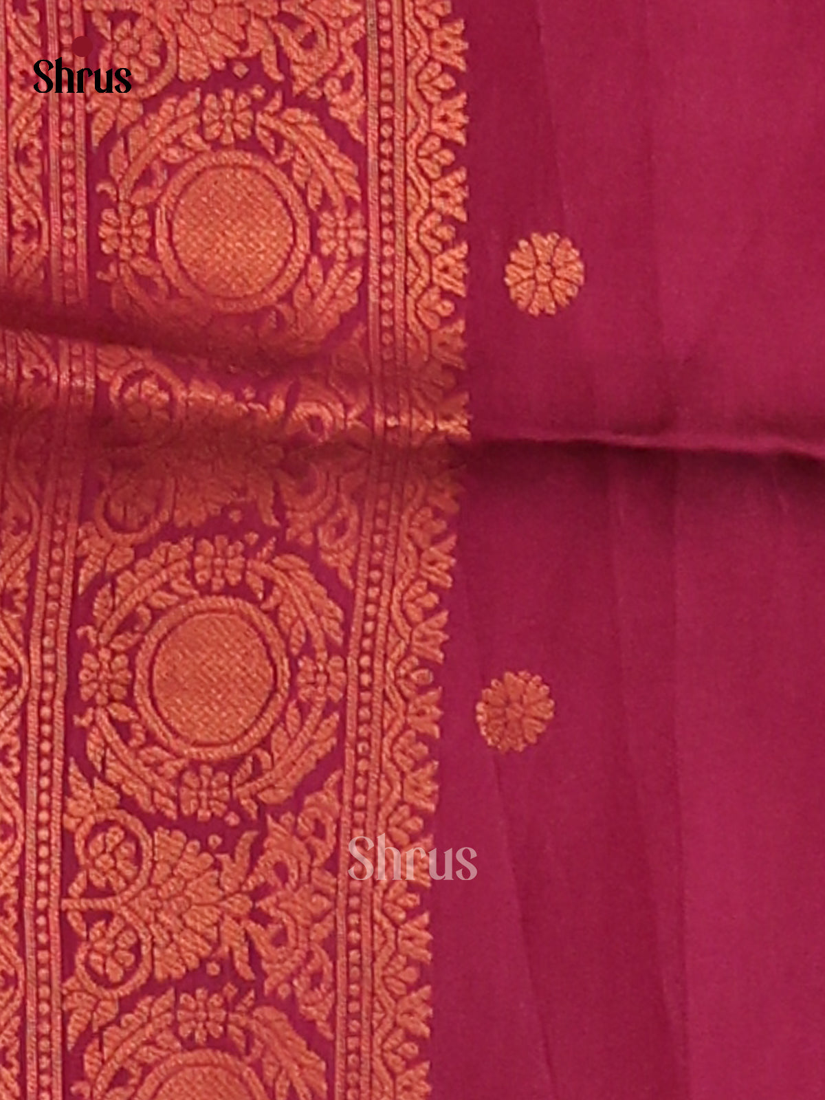 Lavender & Maroon - Semi Softsilk Saree - Shop on Shrus.com