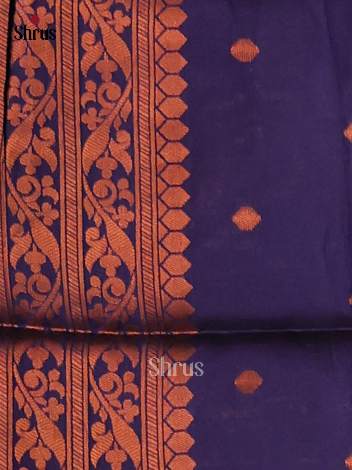 Teal  & Blue- Semi Softsilk Saree - Shop on Shrus.com