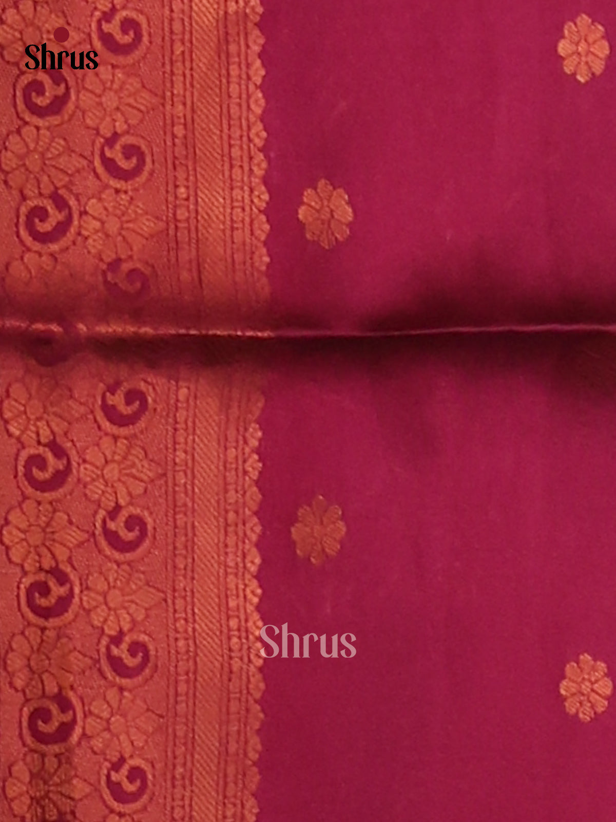 Lavender & Maroon- Semi Softsilk Saree - Shop on Shrus.com