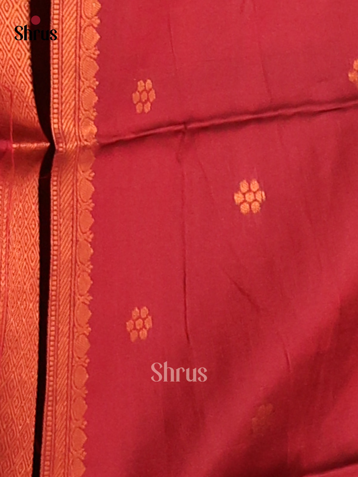 Mild Lavender & Maroon- Semi Softsilk Saree - Shop on Shrus.com