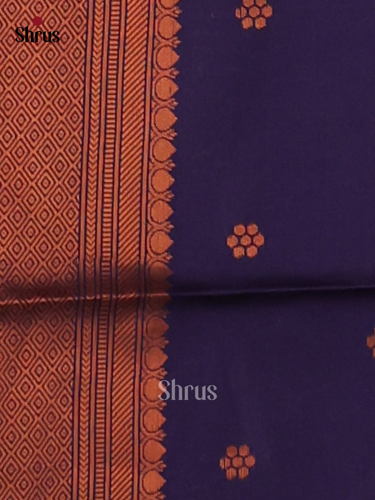 Teal & Blue - Semi Softsilk Saree - Shop on Shrus.com