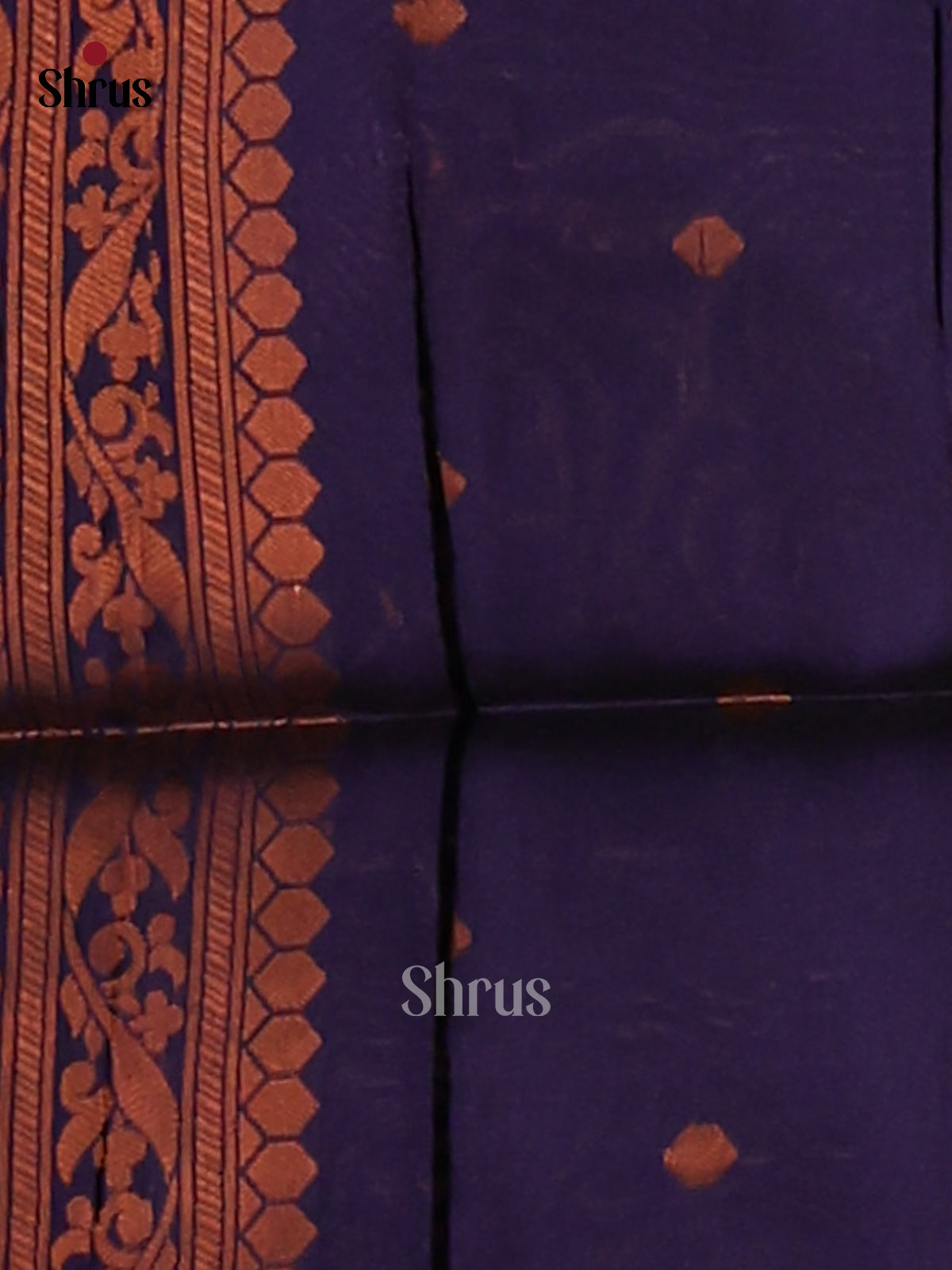 Teal & Blue- Semi Softsilk Saree - Shop on Shrus.com