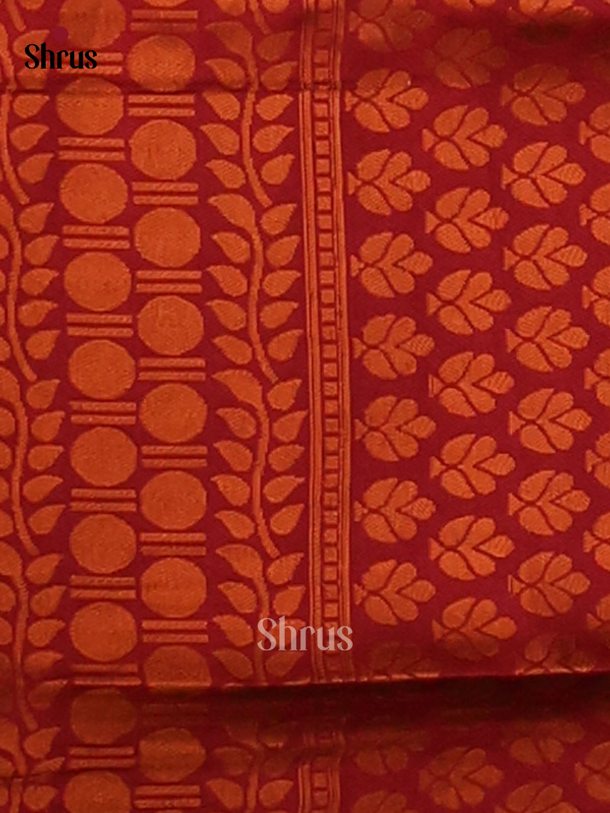 Lavender & Maroon - Semi Softsilk Saree - Shop on Shrus.com