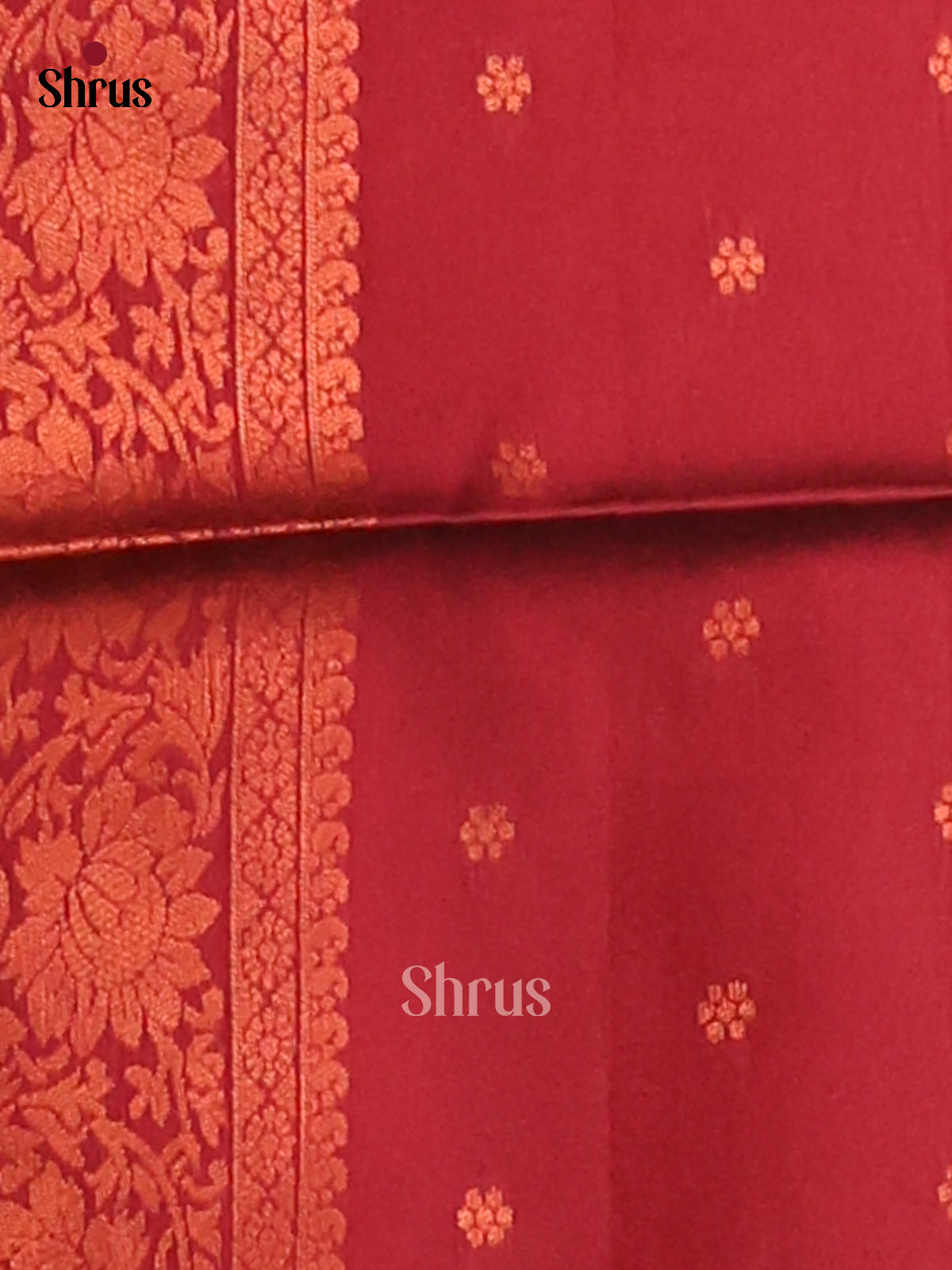 Blue & Maroon- Semi Softsilk Saree - Shop on Shrus.com