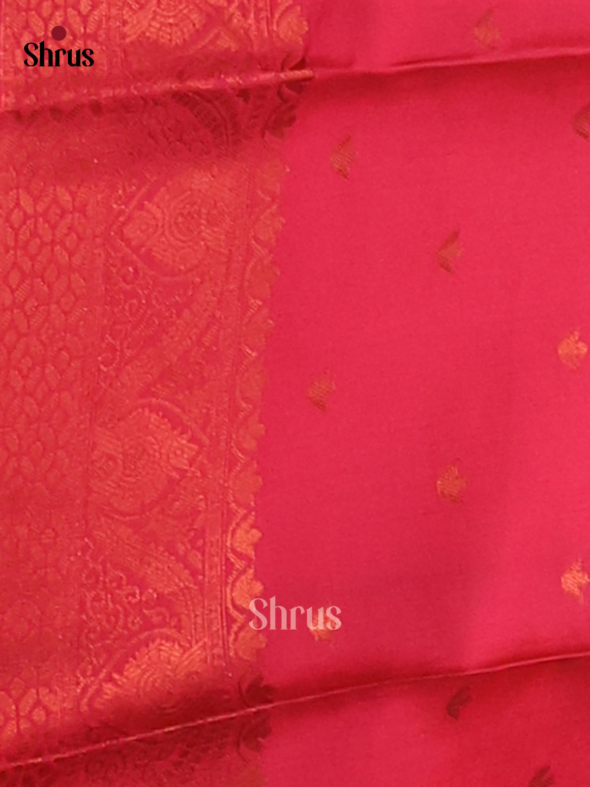 Blue & Maroon - Semi Softsilk Saree - Shop on Shrus.com