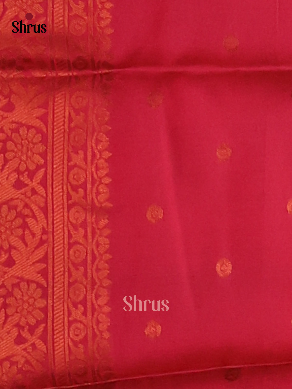 Blue & Maroon - Semi Softsilk Saree - Shop on Shrus.com