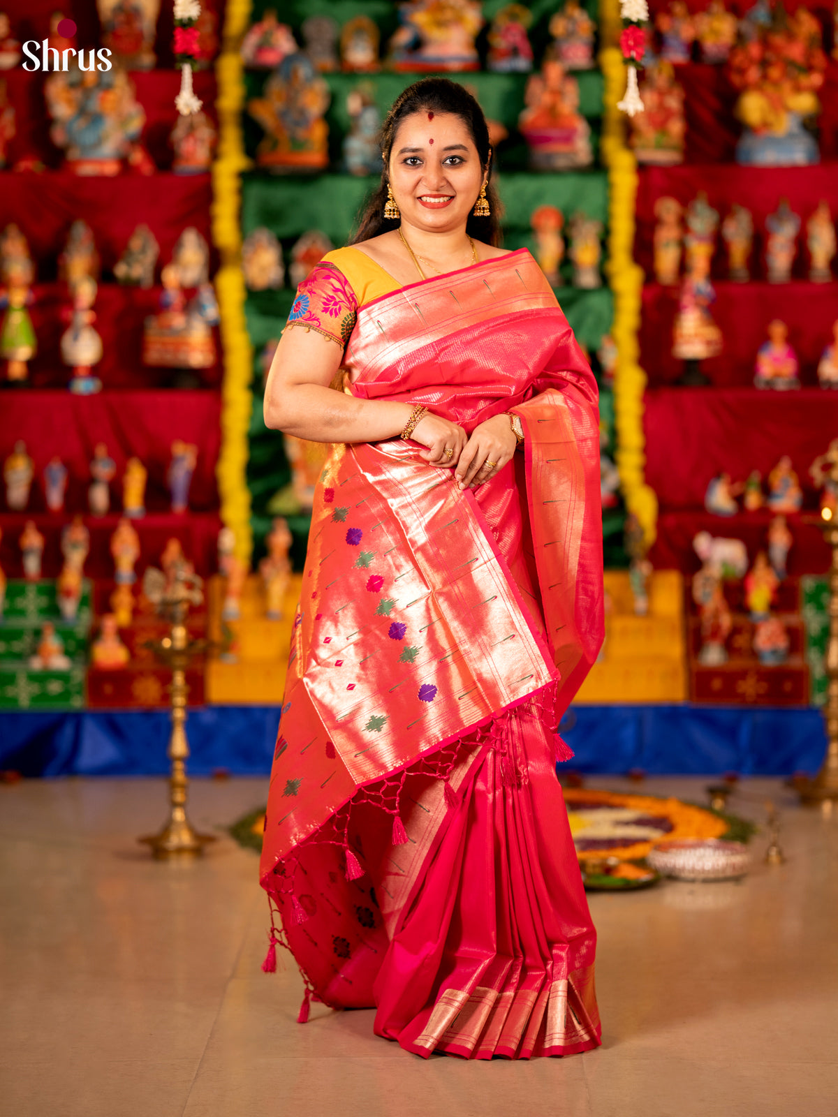 DFS11022-Semi Paithani Saree