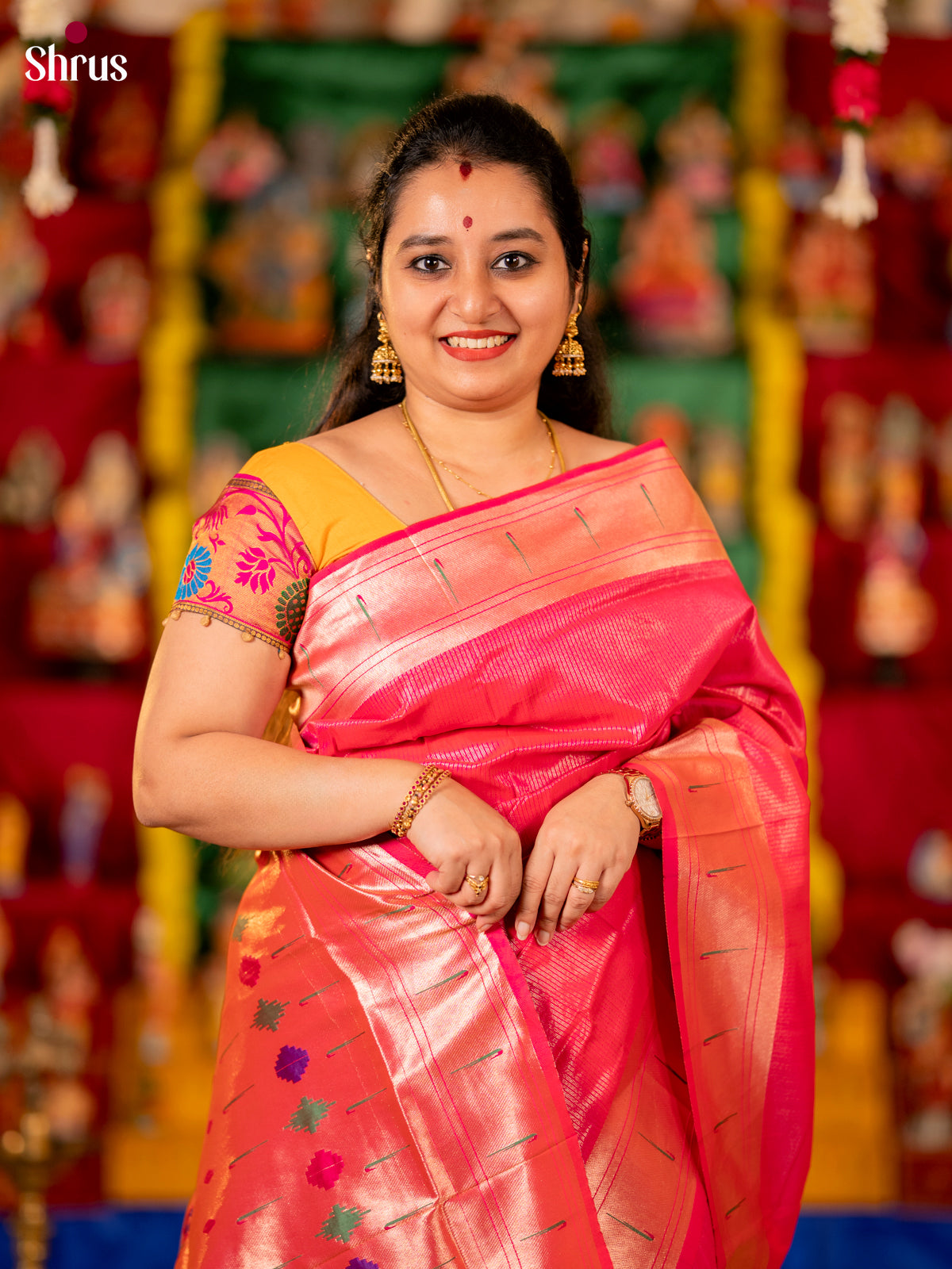 DFS11022-Semi Paithani Saree