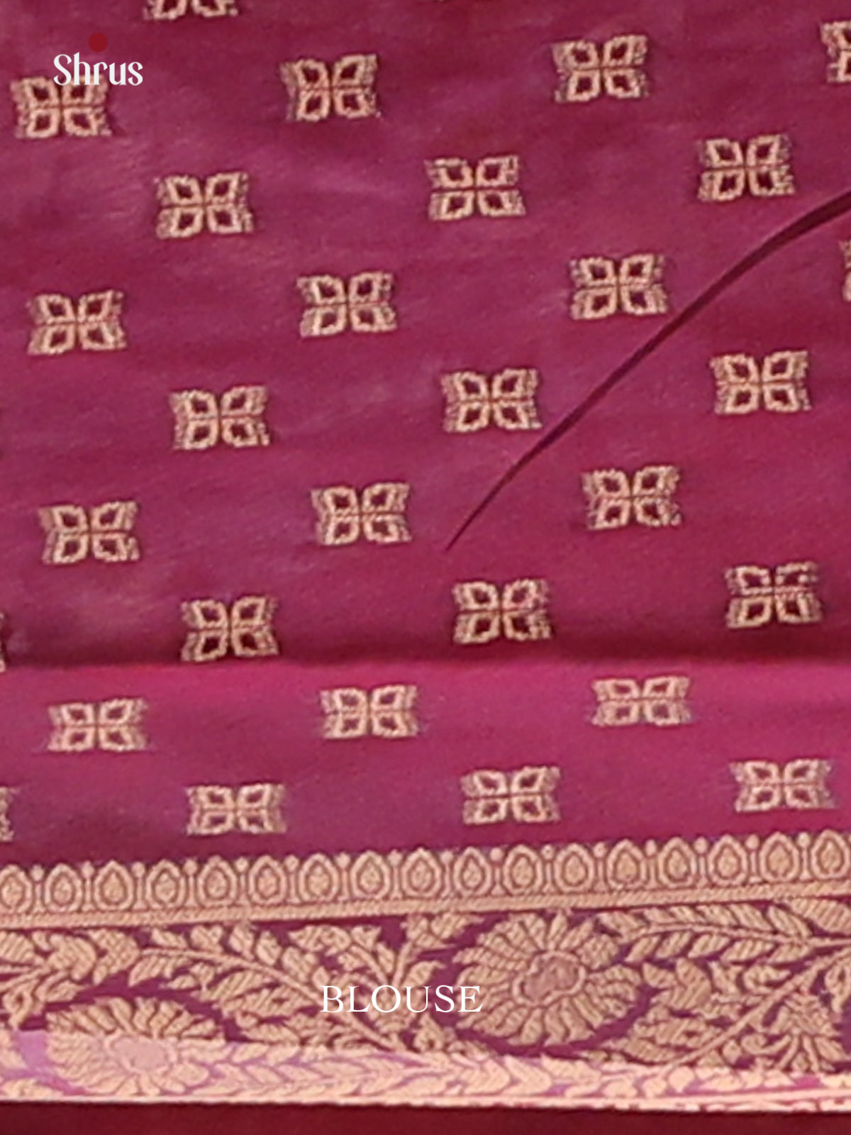 Double shaded Purple- Semi Softsilk Saree - Shop on Shrus.com