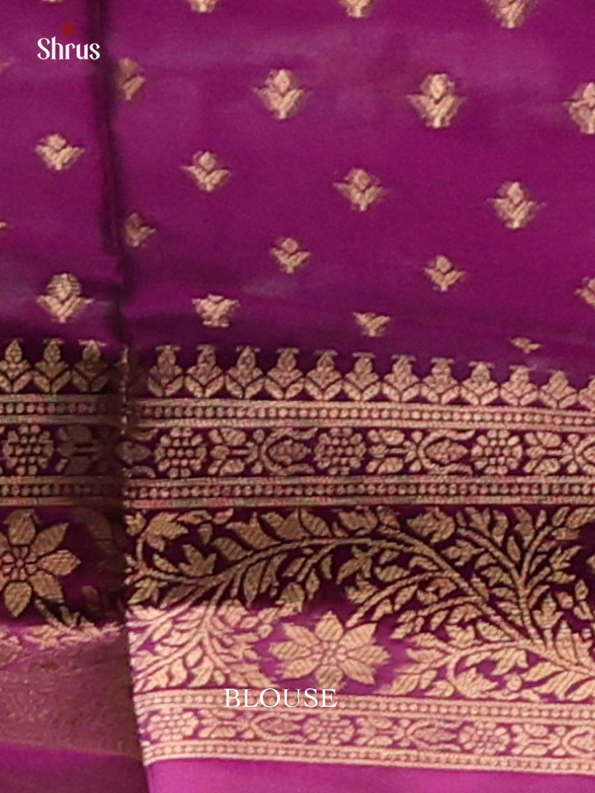 Purple- Semi Softsilk Saree - Shop on Shrus.com