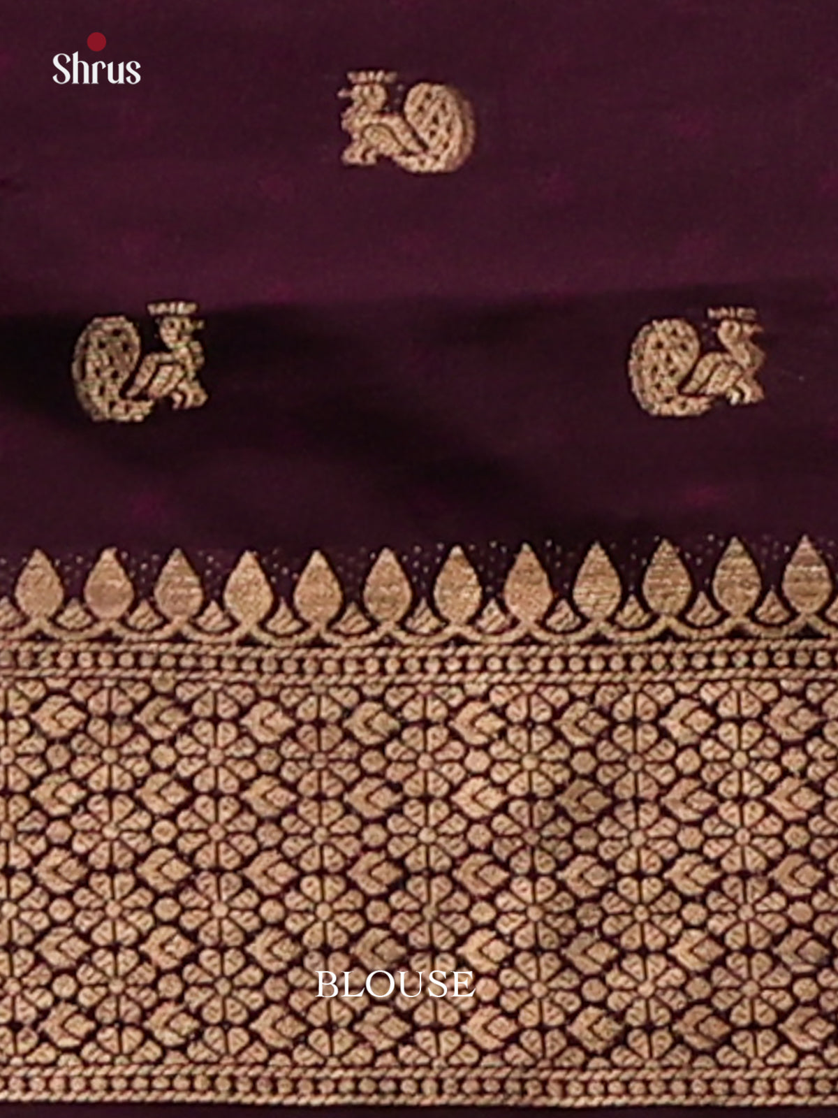 Jamun - Semi Softsilk Saree - Shop on Shrus.com