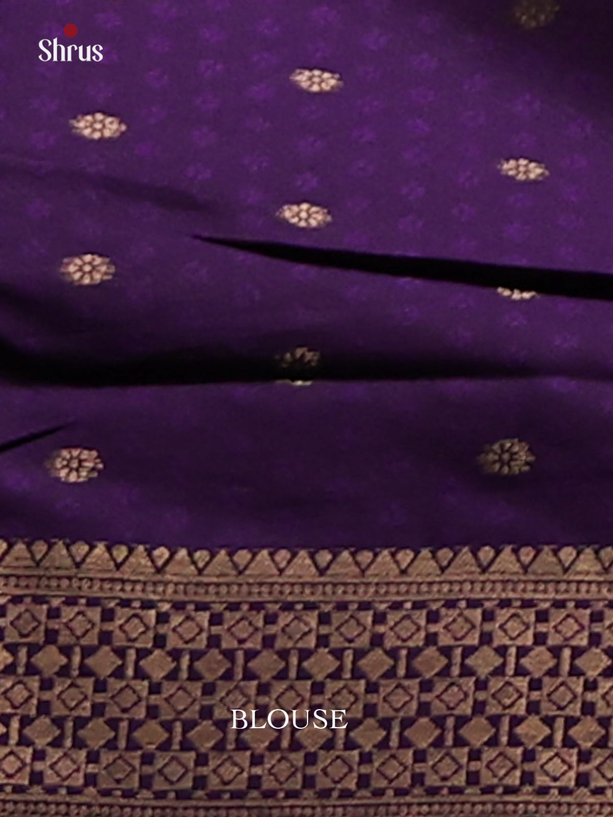Violet - Semi Softsilk Saree - Shop on Shrus.com