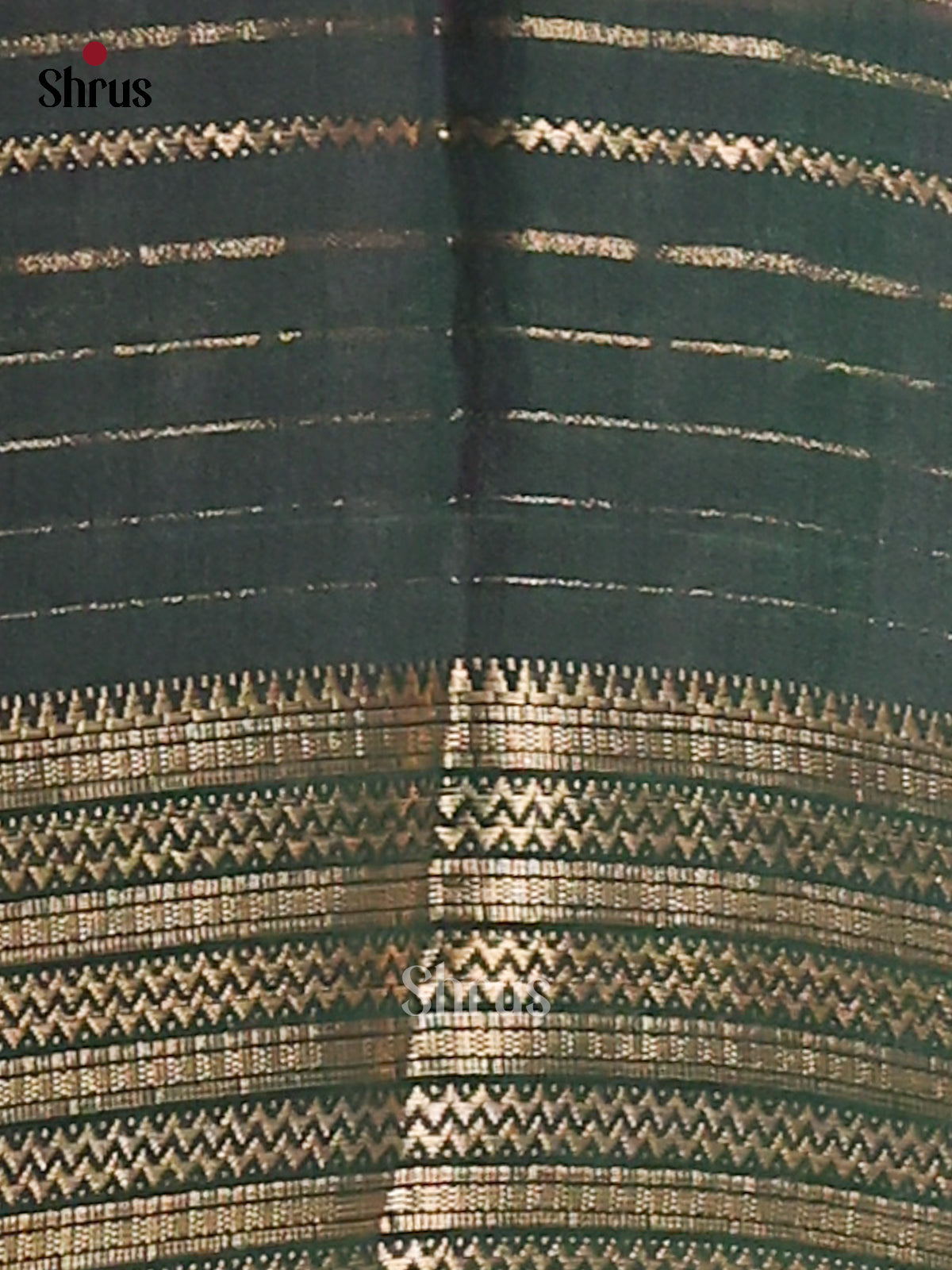 Pink & Green - Semi Mysore silk saree - Shop on Shrus.com