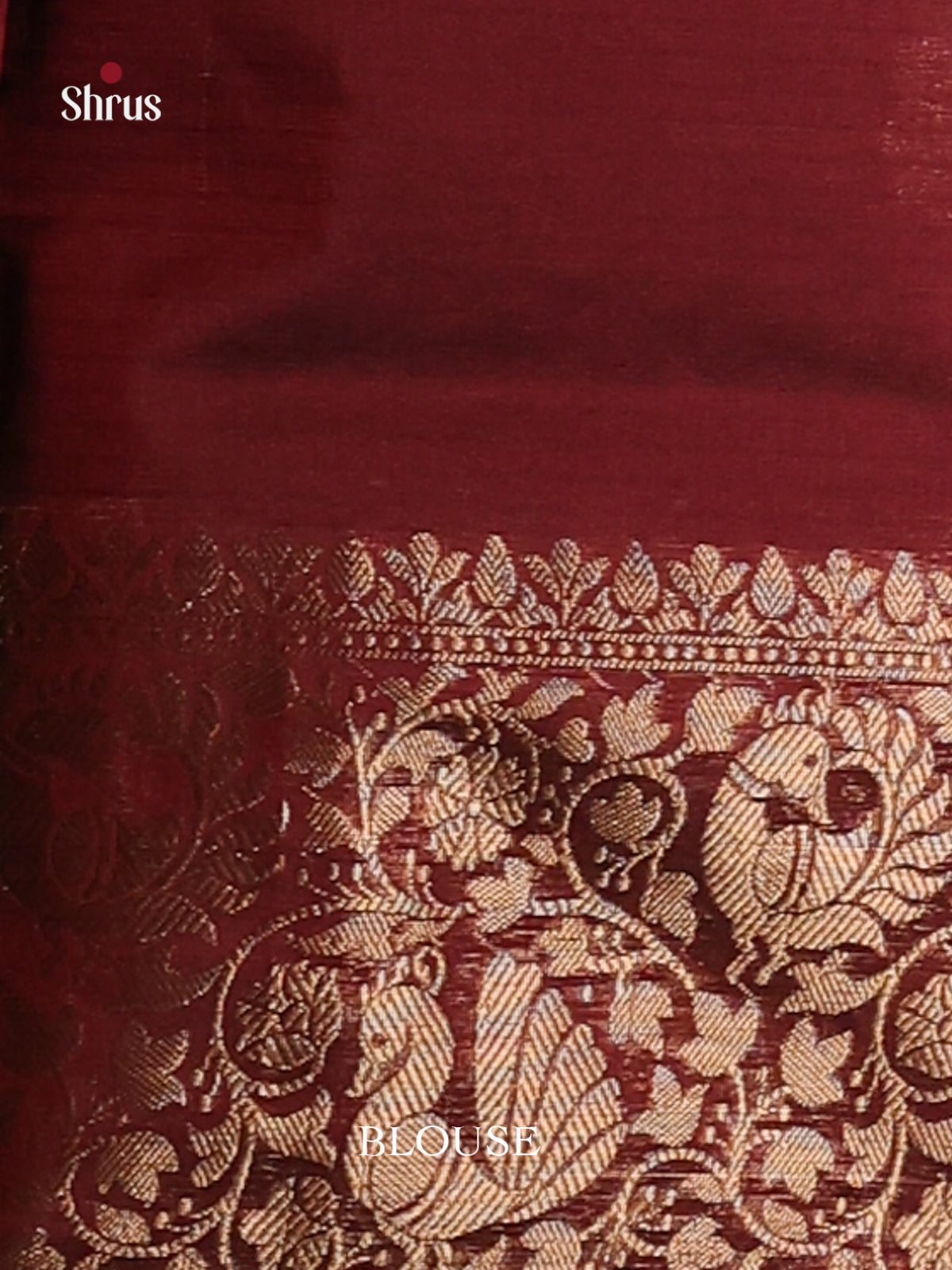 Maroon- Semi Kota Saree - Shop on Shrus.com