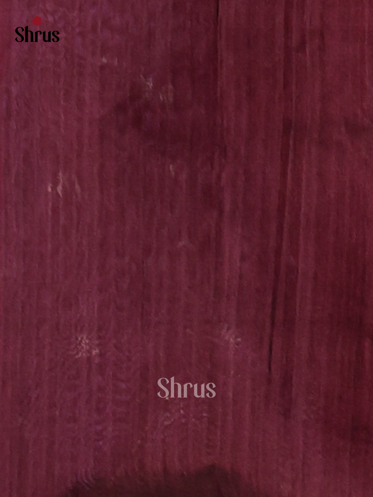 Maroon- Semi Jute Saree - Shop on Shrus.com
