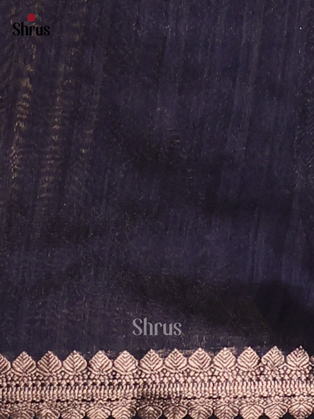 Blue- Semi Jute Saree - Shop on Shrus.com