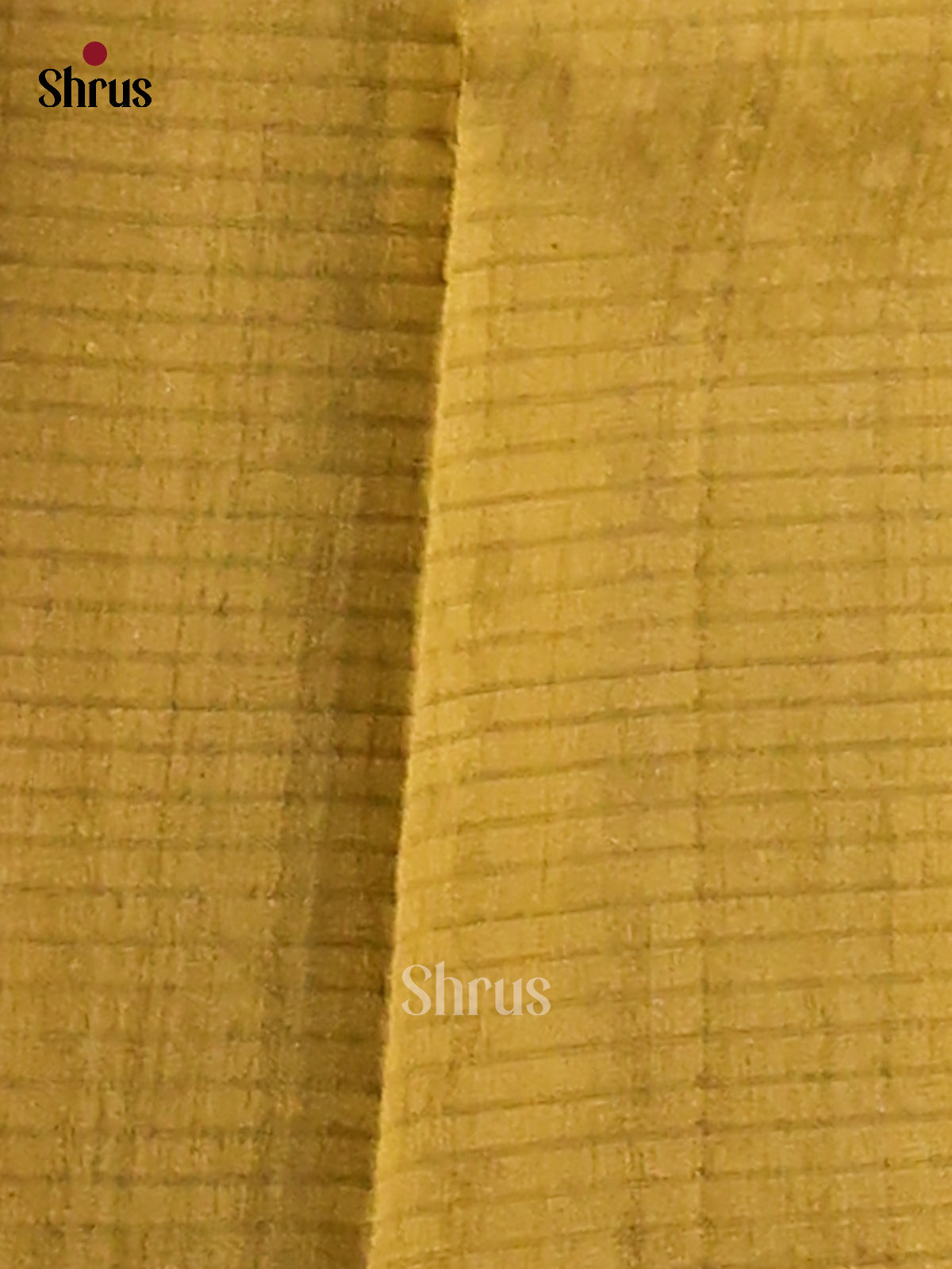 Mehandi Green - Semi Jute Saree - Shop on Shrus.com