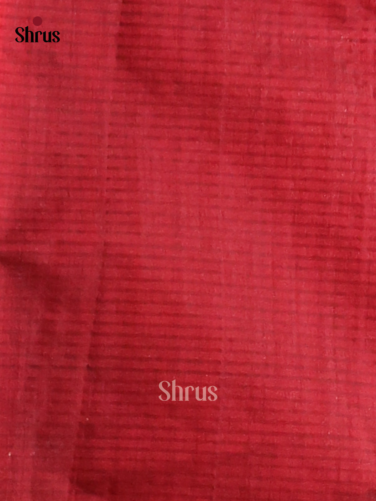 Maroon - Semi Jute Saree - Shop on Shrus.com