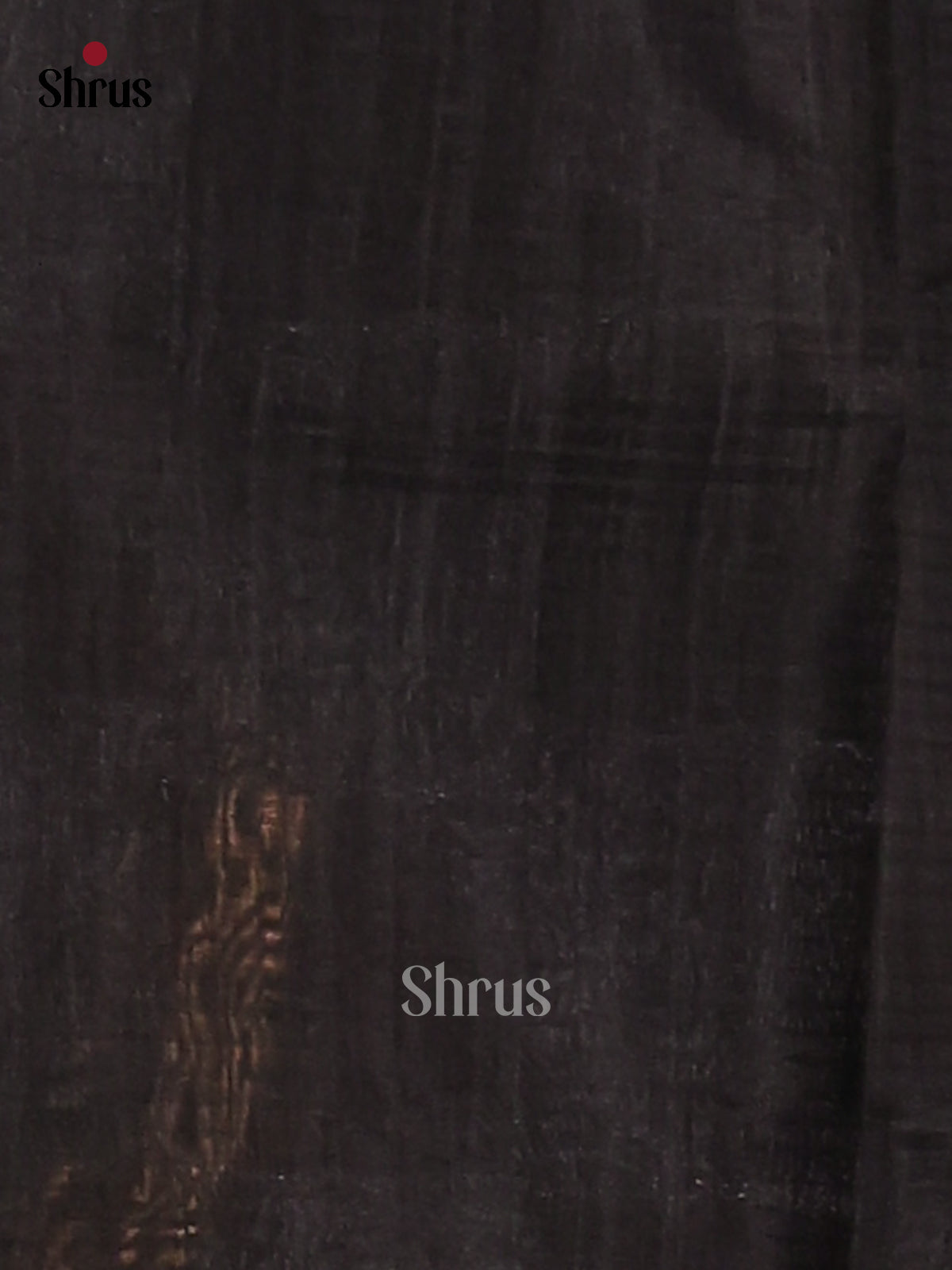 Black- Semi Jute Saree - Shop on Shrus.com