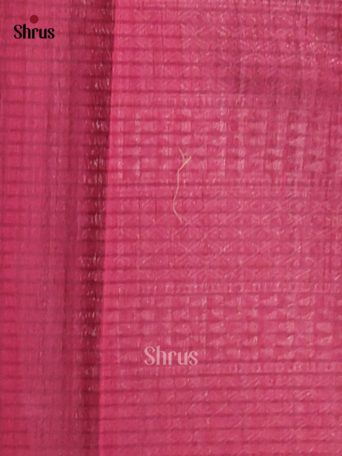 Maroon- Semi Jute Saree - Shop on Shrus.com