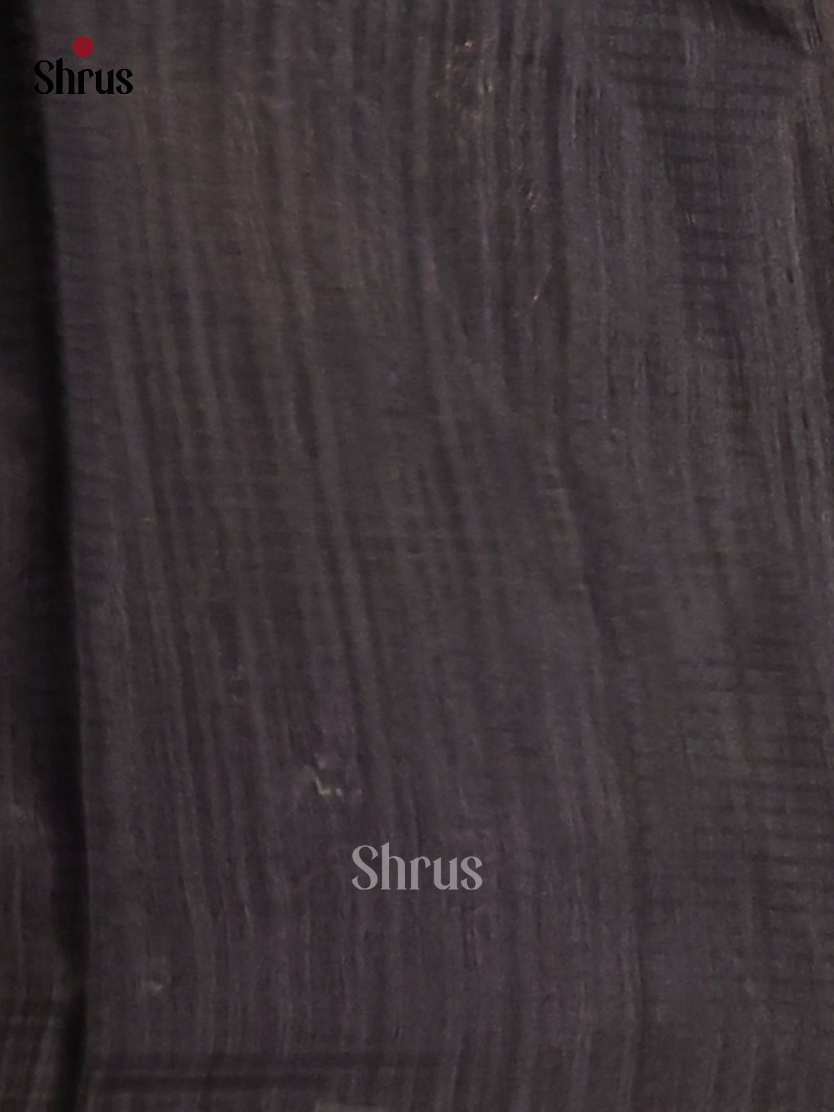 Black- Semi Jute Saree - Shop on Shrus.com
