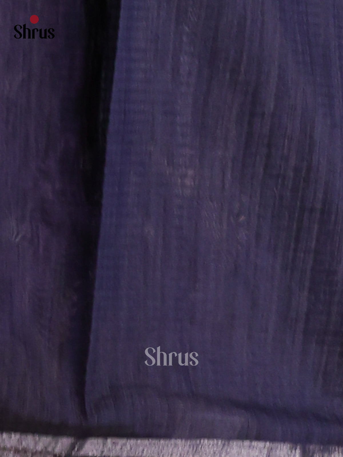 Blue - Semi Jute Saree - Shop on Shrus.com