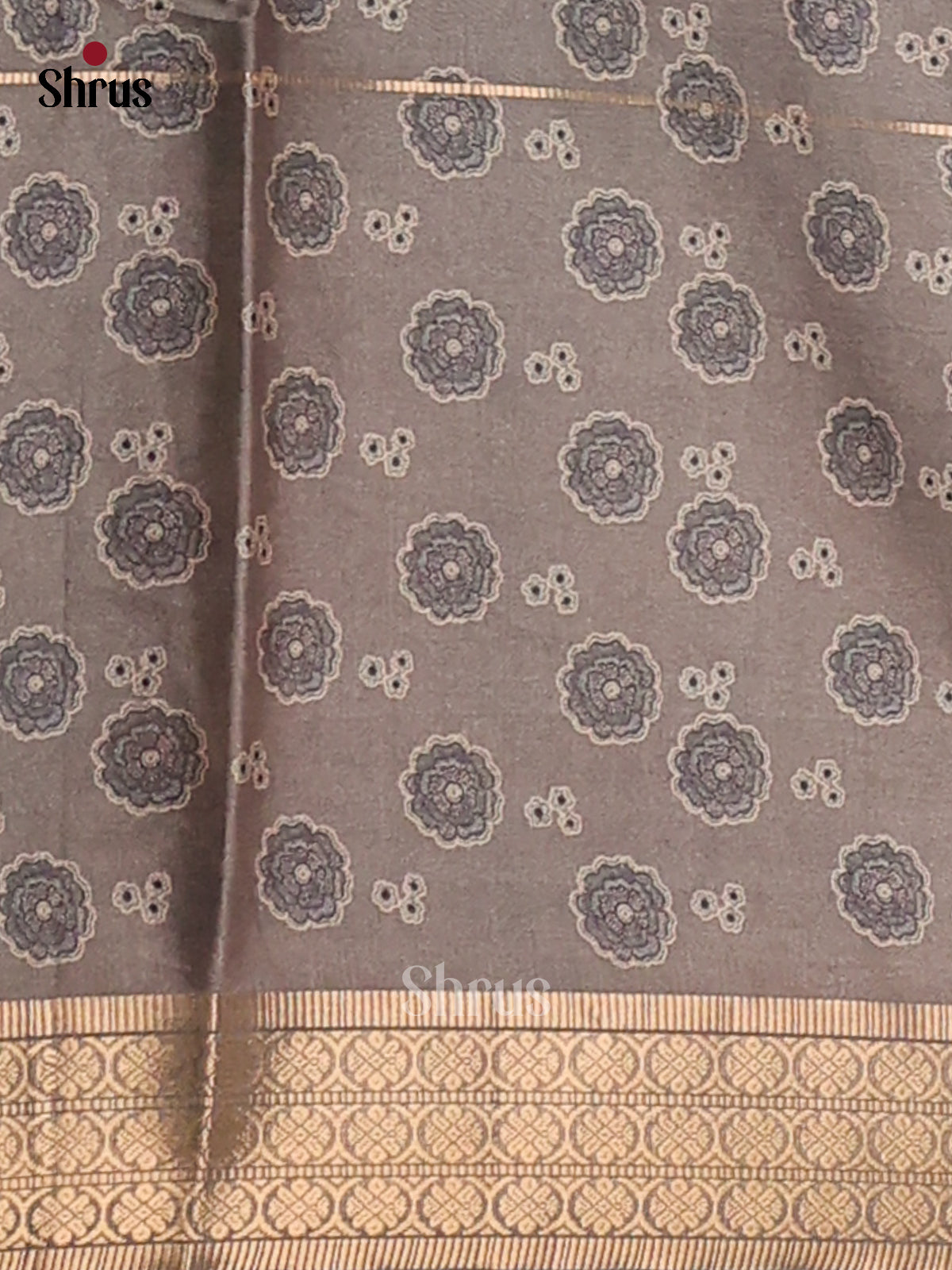 DFS03196- Semi Tussar Saree - Shop on Shrus.com