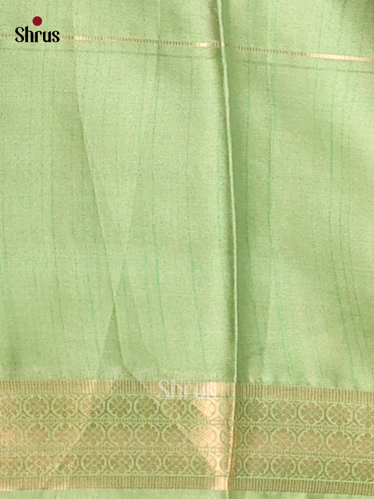 Pink & Green- Semi Tussar Saree - Shop on Shrus.com