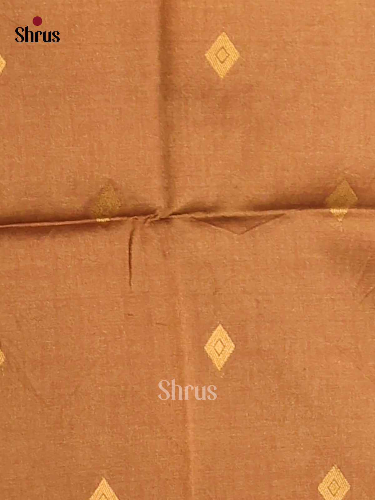 Purple & Brown- Semi Tussar Saree - Shop on Shrus.com