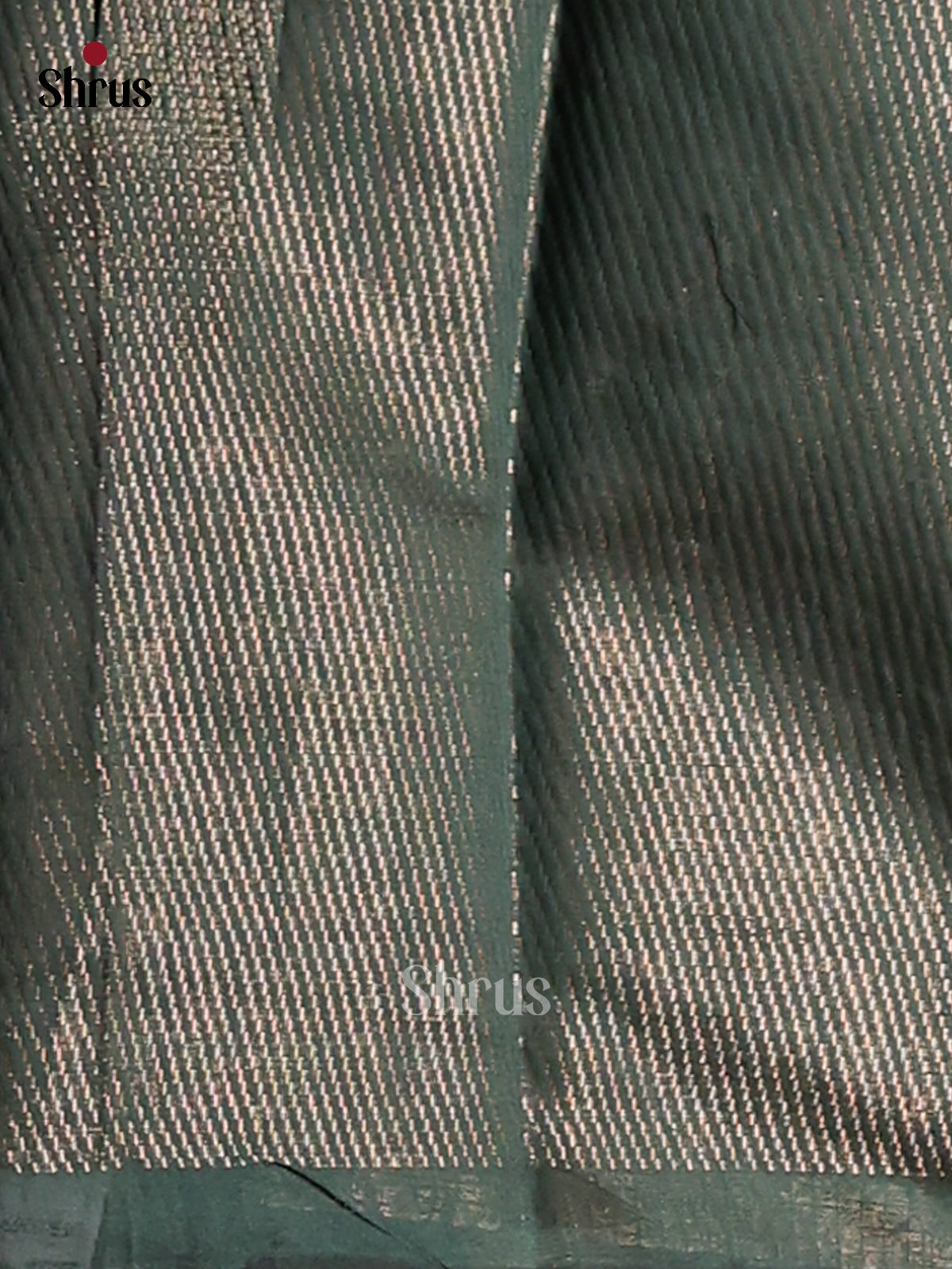 Green - Semi Jute Saree - Shop on Shrus.com
